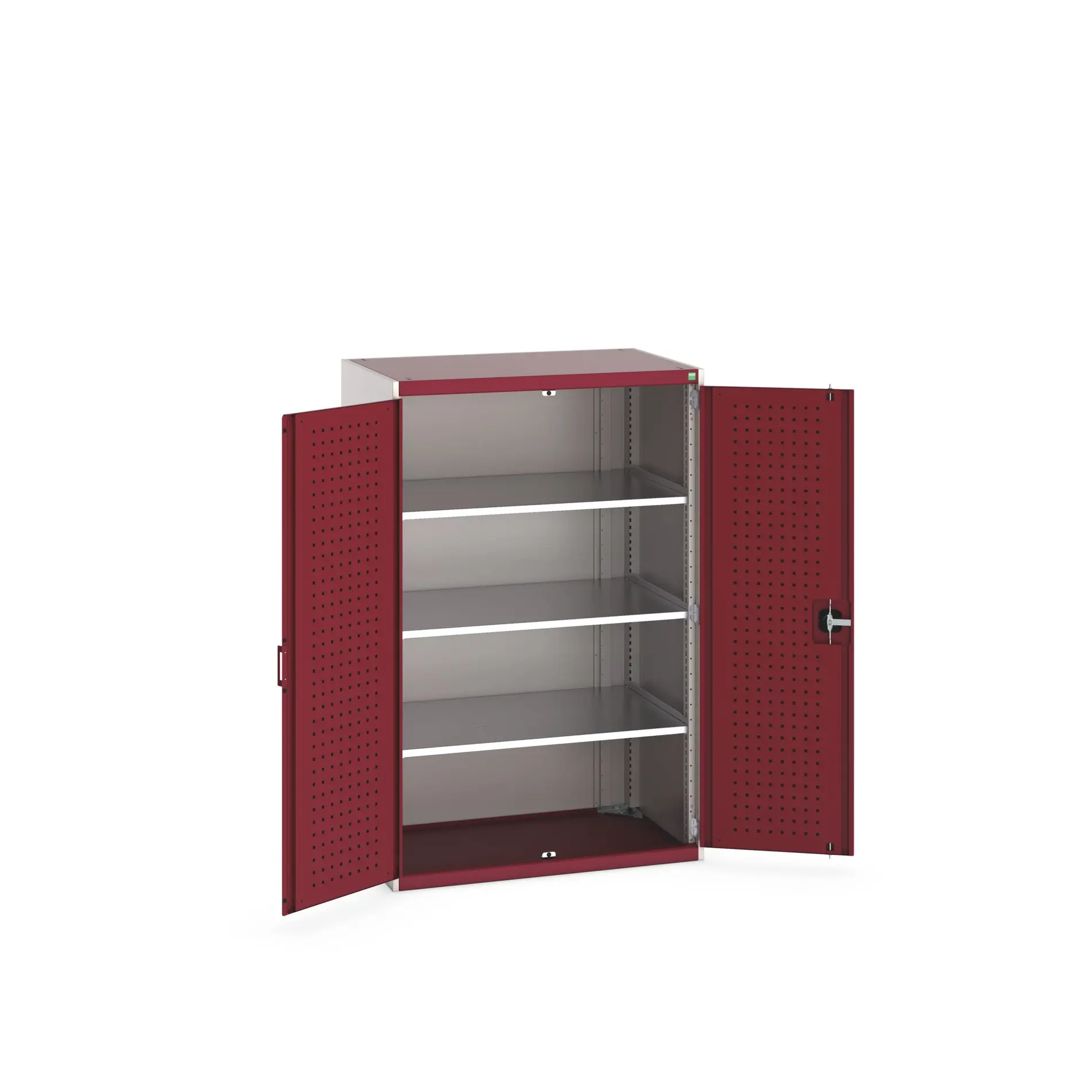 Produktfoto 1 von Bott Schrank Typ Regalschrank Freistehend 2 Tür/en 3 Regal/e 1600 mm 1050mm Abschließbar 650 mm Stahlblech