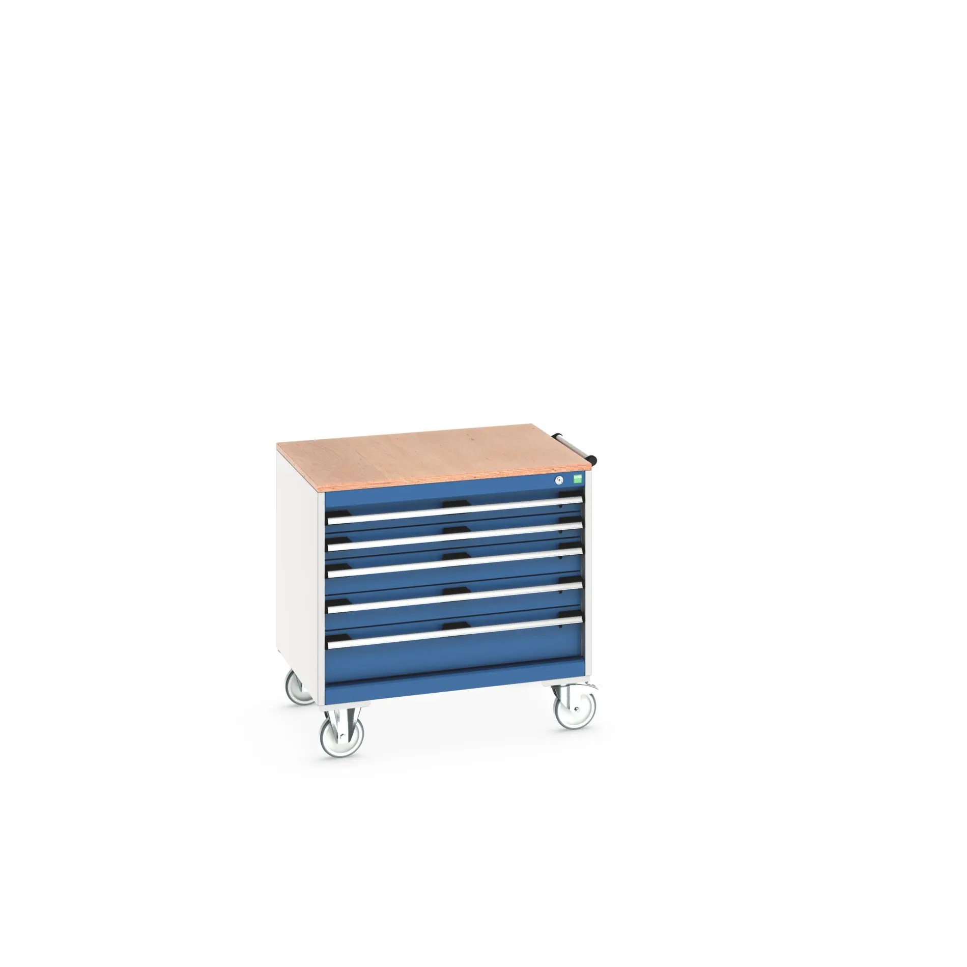Produktfoto 1 von Bott Aufbewahrungsschrank Typ Beweglicher Schrank Bodenmontage 5 Schublade/n Stahlblech