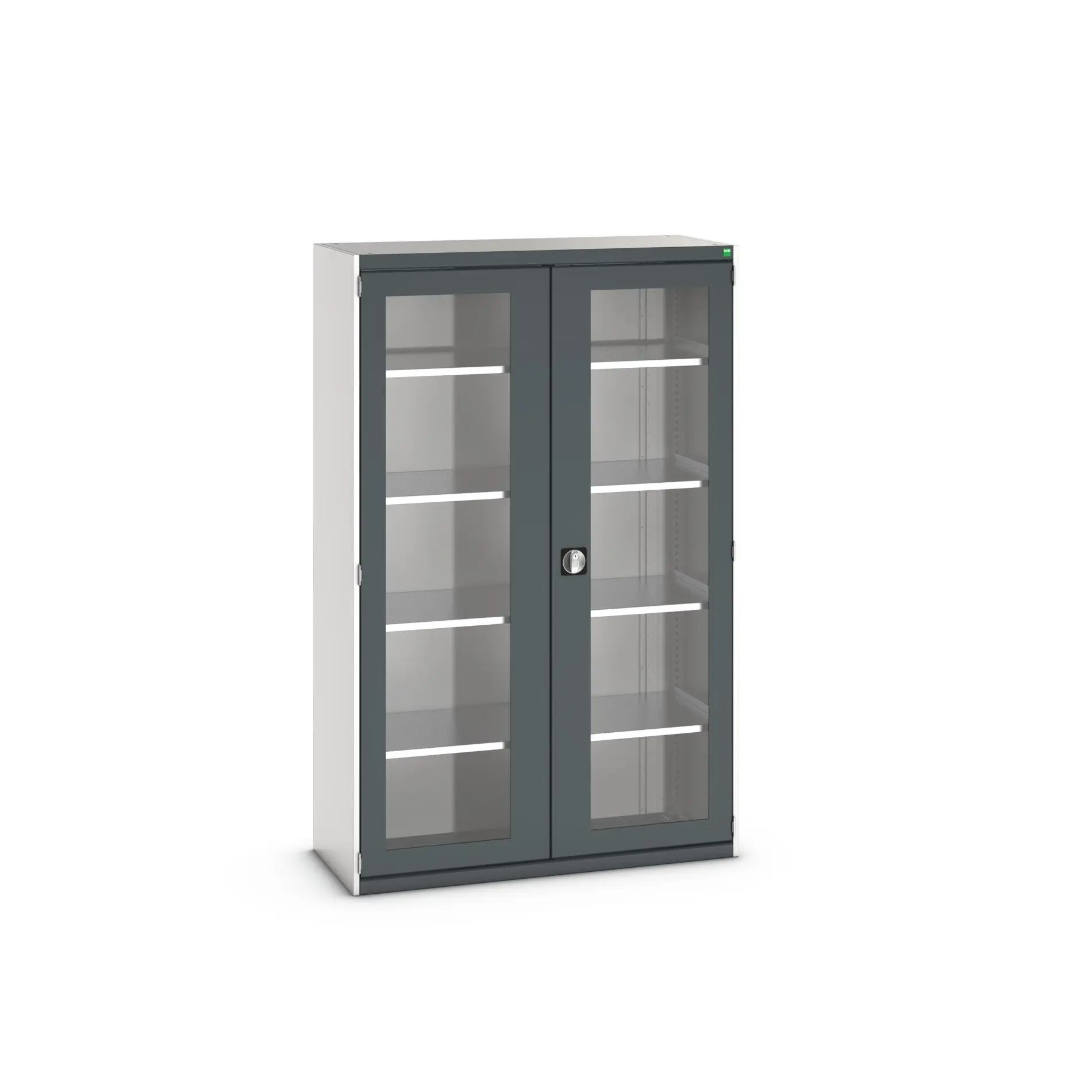 Produktfoto 1 von Bott Aufbewahrungsschrank Typ Regalschrank Freistehend 2 Tür/en 4 Regal/e 2000 mm 1300 mm Ja 525 mm Stahlblech