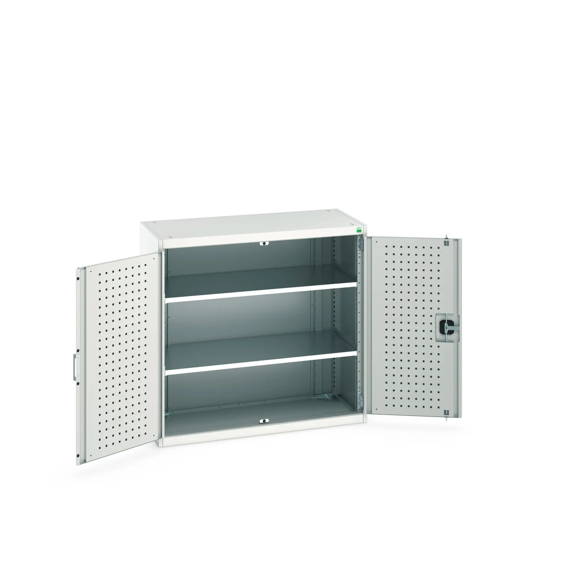 Produktfoto 1 von Bott Aufbewahrungsschrank Typ Regalschrank Freistehend 2 Tür/en 2 Regal/e 1000 mm 1050 mm Ja 525 mm Stahlblech