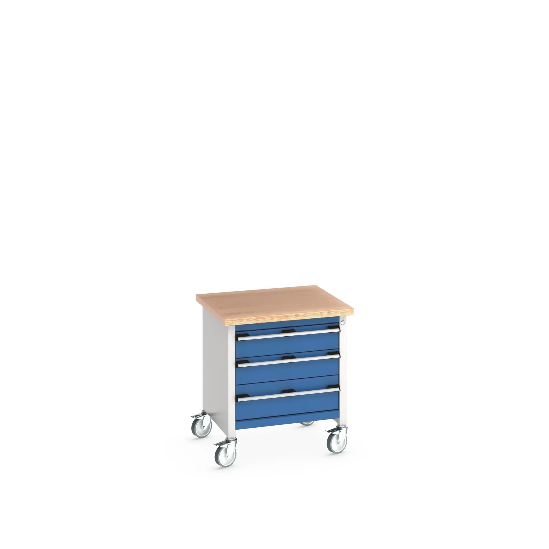 Produktfoto 1 von Bott 41002091.11V Aufbewahrungstisch Tragbar Stahlblech Werkbank L. 750 mm B. 750 mm H. 840 mm, Traglast 225kg