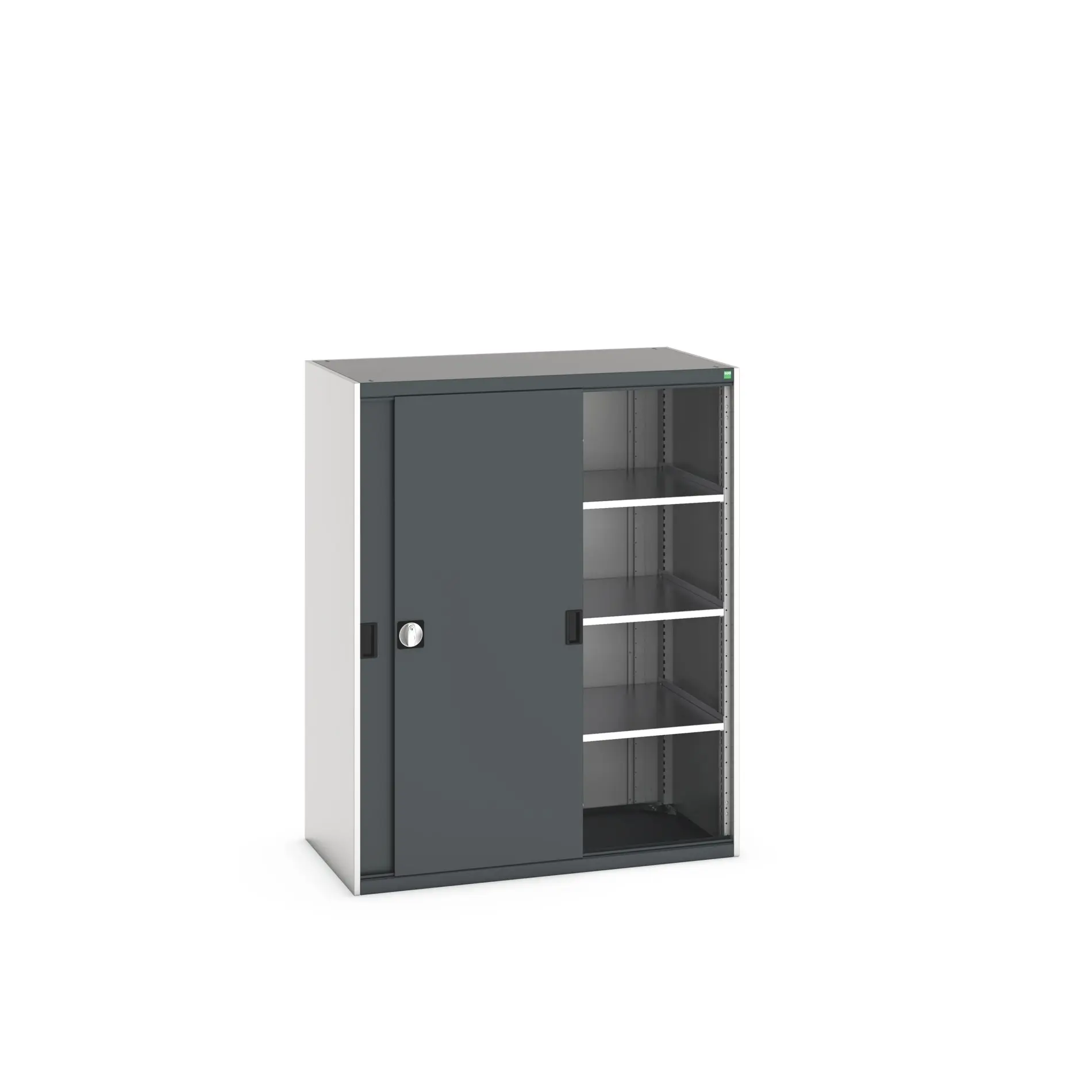 Produktfoto 1 von Bott Schrank Typ Gehäuse Bodenmontage 2 Tür/en 3 Regal/e Stahlblech