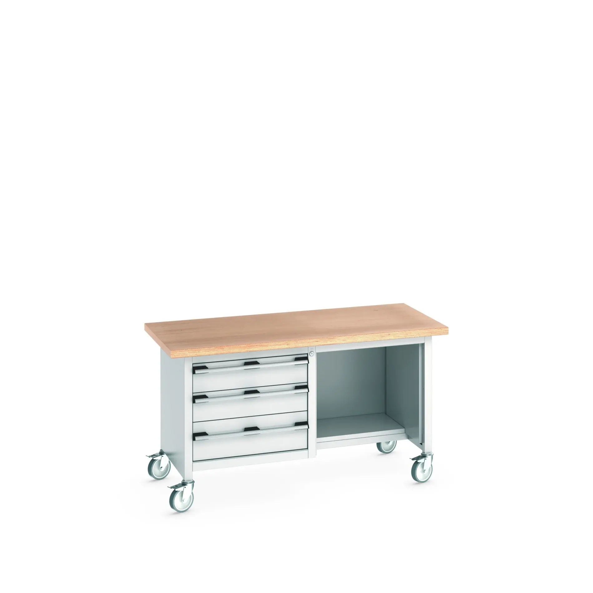 Produktfoto 1 von Bott 41002115.16V Aufbewahrungstisch Tragbar Stahlblech Werkbank L. 1500 mm B. 750 mm H. 840 mm, Traglast 225kg