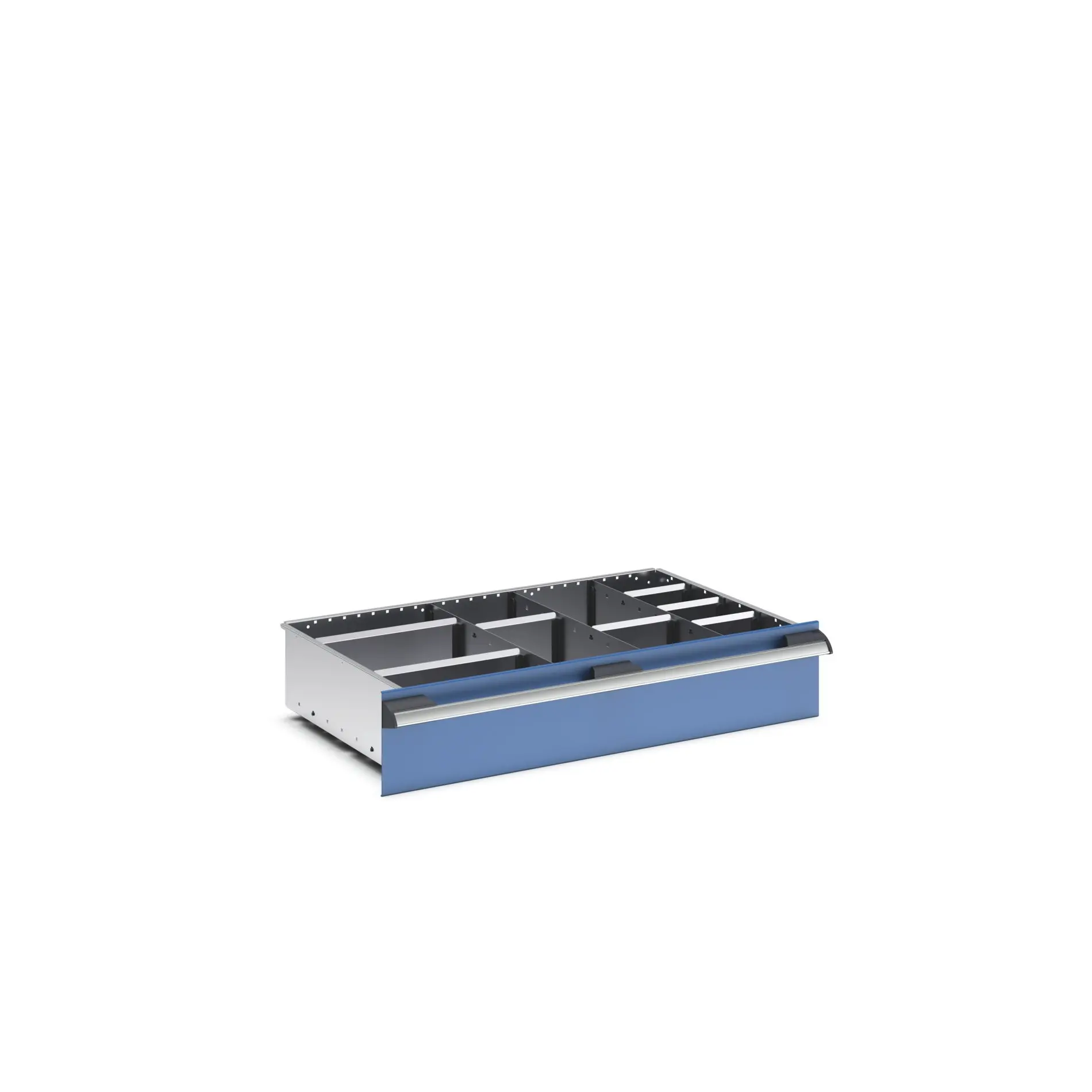Produktfoto 1 von Bott Teiler Sortiment, Typ Trennwand für Schubladen, Stahlblech, Silber 800 X 525 X 150mm