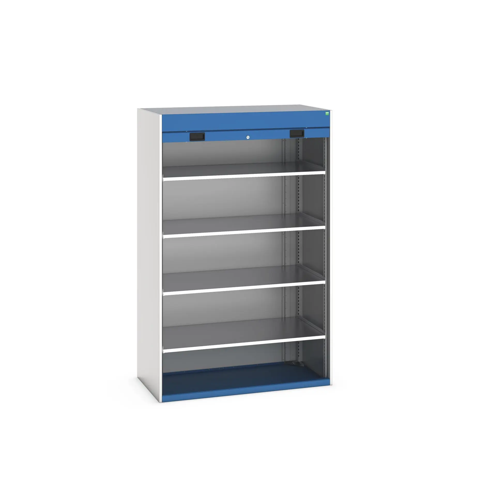 Produktfoto 1 von Bott Aufbewahrungsschrank Typ Regalschrank Freistehend 1 Tür/en 4 Regal/e 2000 mm 1300 mm 650 mm Stahlblech