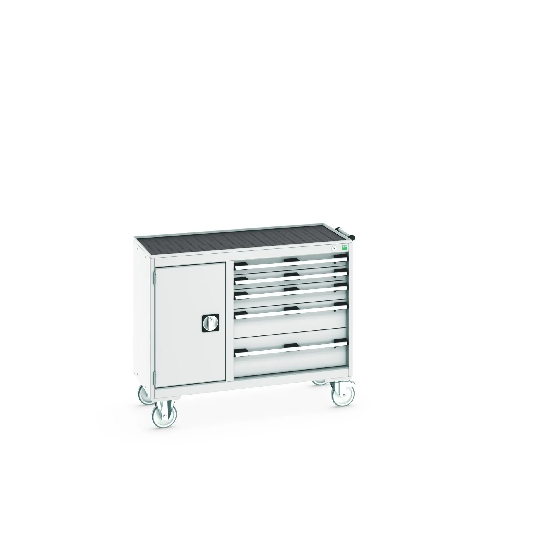 Produktfoto 1 von Bott Aufbewahrungsschrank Typ Beweglicher Schrank Freistehend 1 Tür/en 1 Regal/e 5 Schublade/n 885 mm 1050 mm 525 mm mit