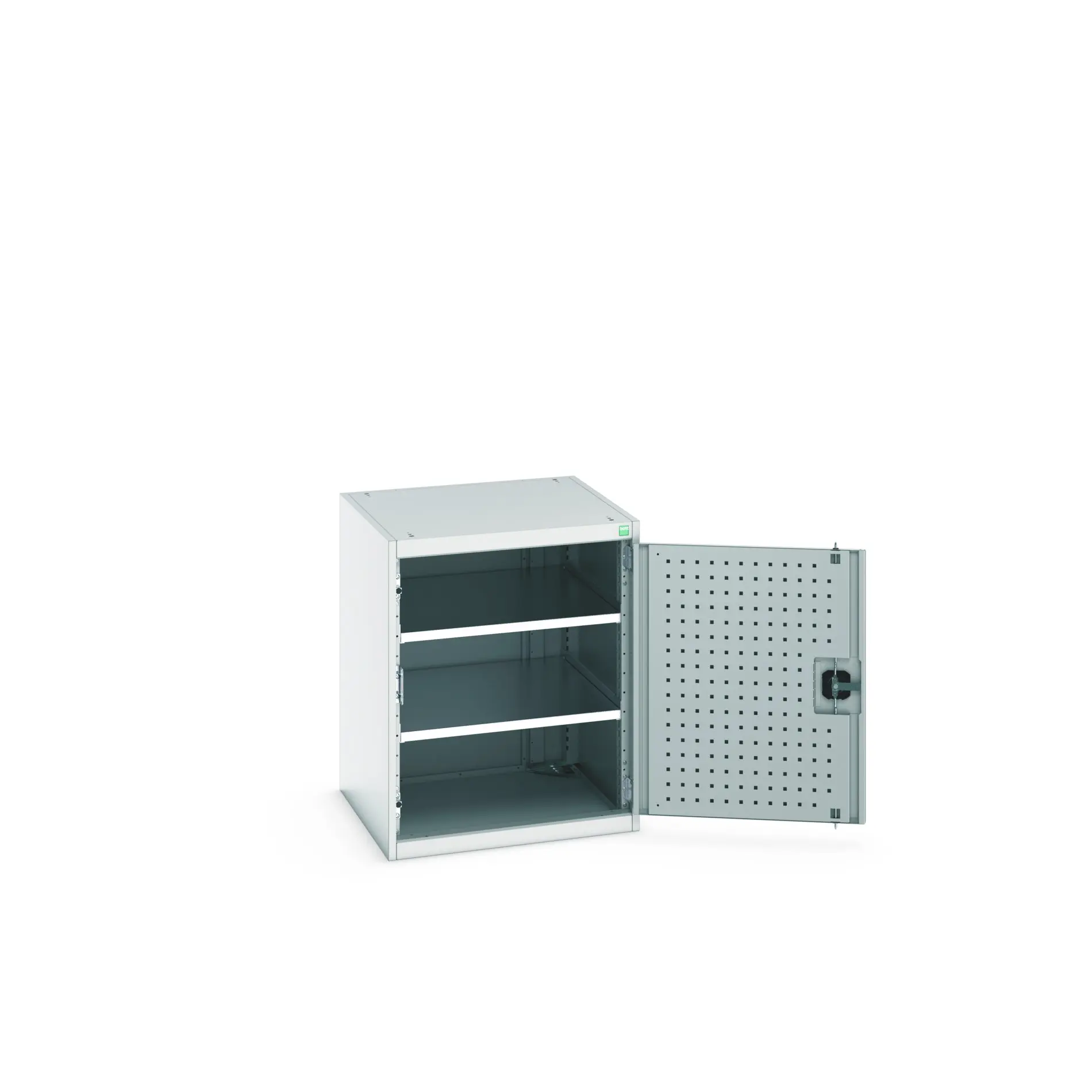 Produktfoto 1 von Bott Aufbewahrungsschrank Typ Regalschrank Freistehend 1 Tür/en 2 Regal/e 800 mm 650 mm Ja 650 mm Stahlblech