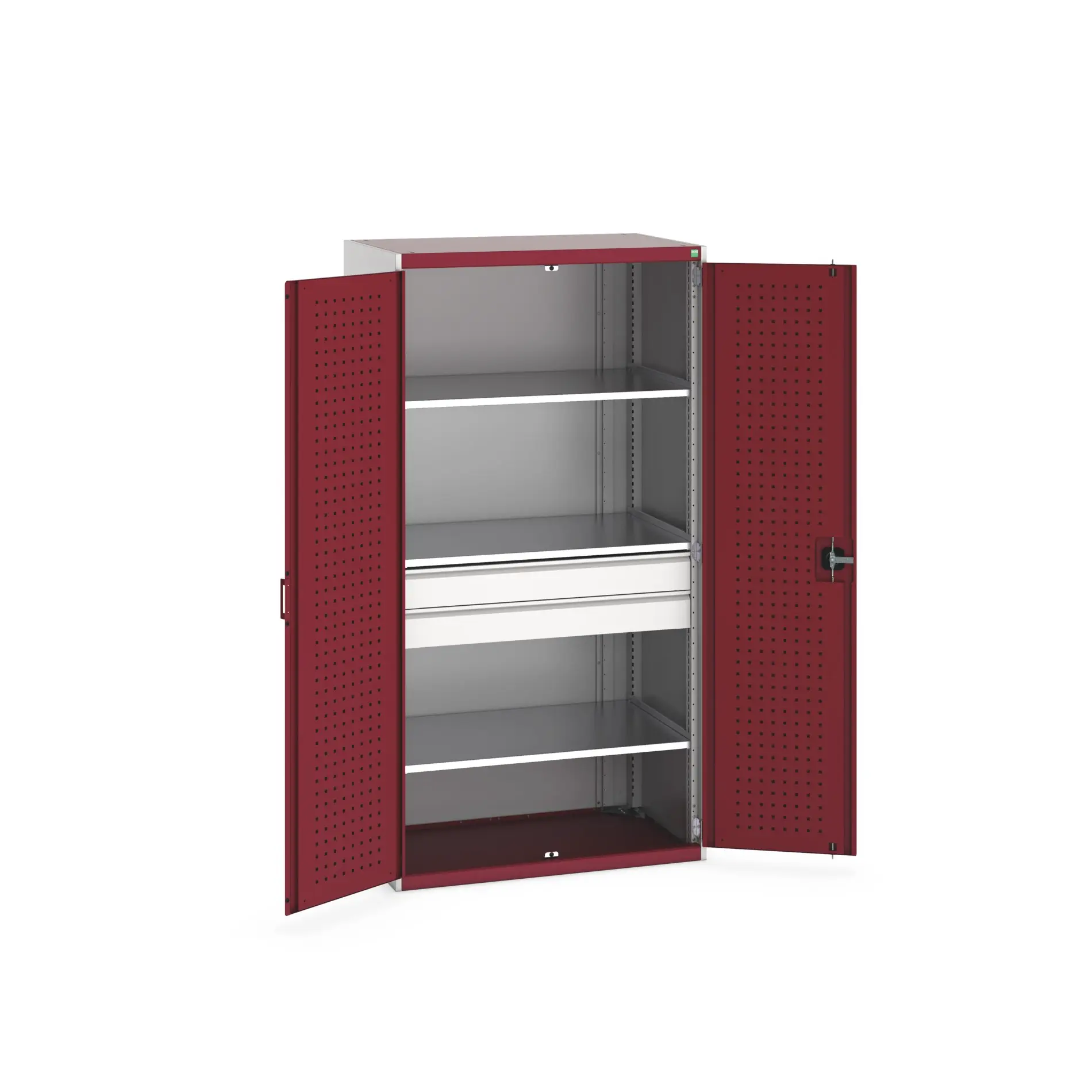 Produktfoto 1 von Bott Aufbewahrungsschrank Typ Schrank Freistehend 2 Tür/en 3 Regal/e 2000 mm 1050 mm Ja 650 mm Stahlblech