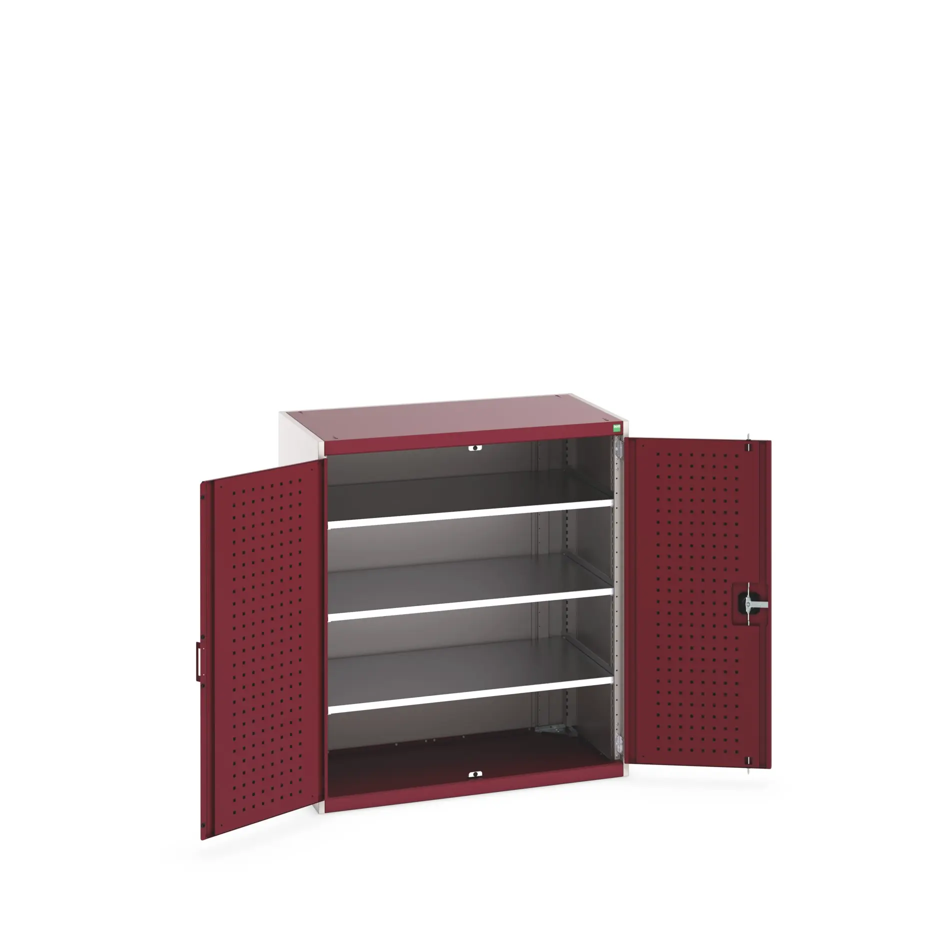 Produktfoto 1 von Bott Aufbewahrungsschrank Typ Schrank Freistehend 2 Tür/en 3 Regal/e 1200 mm 1050 mm Ja 650 mm Stahlblech
