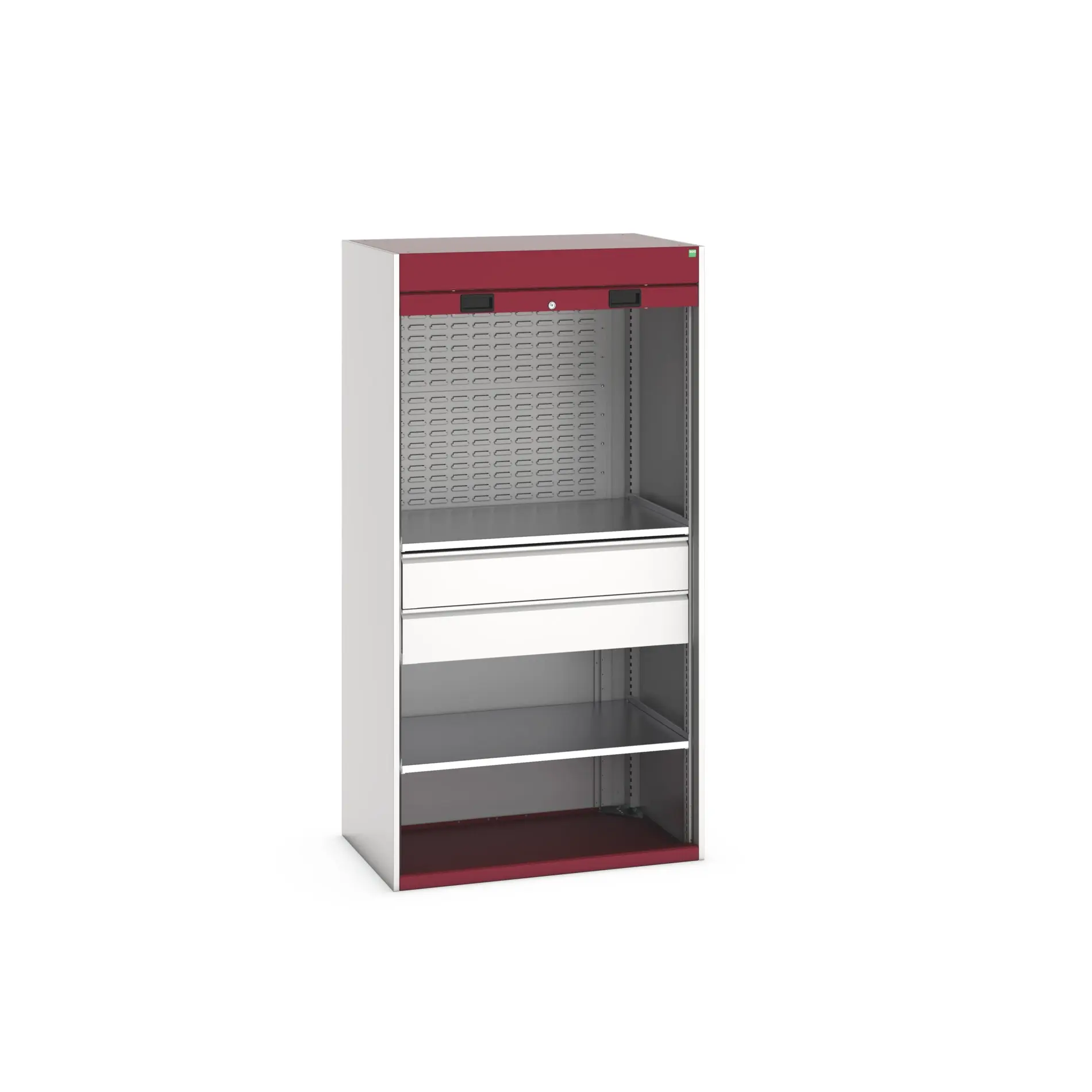 Produktfoto 1 von Bott Aufbewahrungsschrank Typ Schrank Freistehend 2 Regal/e 2 Schublade/n 2000 mm 1050 mm 650 mm Stahlblech