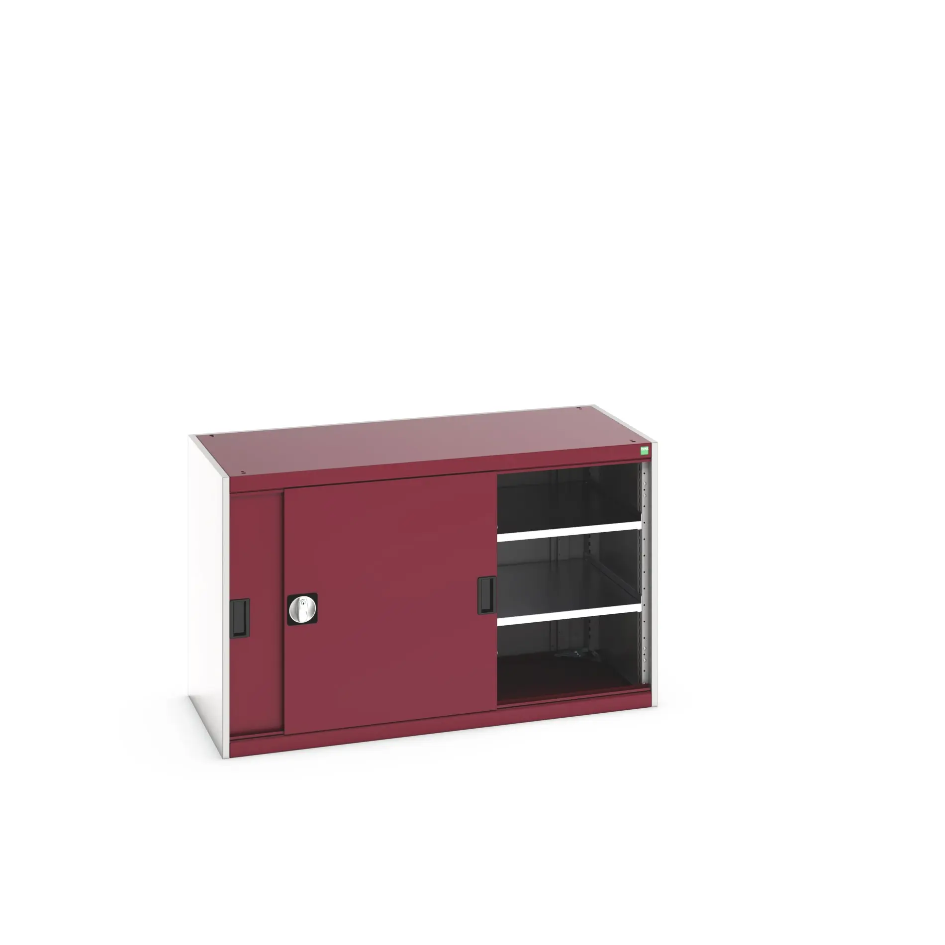 Produktfoto 1 von Bott Aufbewahrungsschrank Typ Schrank Freistehend 2 Tür/en 2 Regal/e 800 mm 1300 mm Ja 650 mm Stahlblech