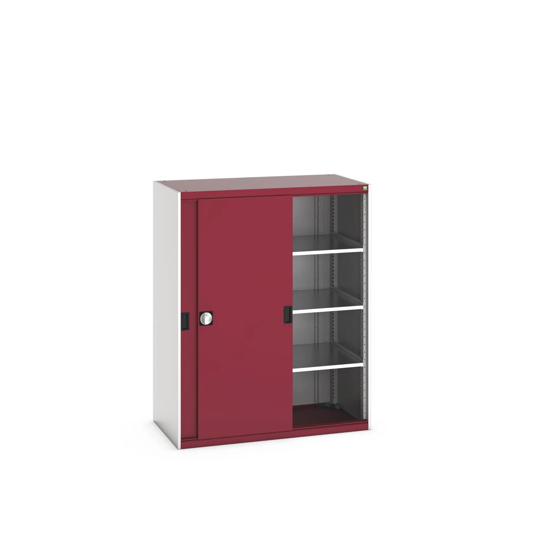 Produktfoto 1 von Bott Schrank Typ Gehäuse Bodenmontage 2 Tür/en 3 Regal/e Stahlblech