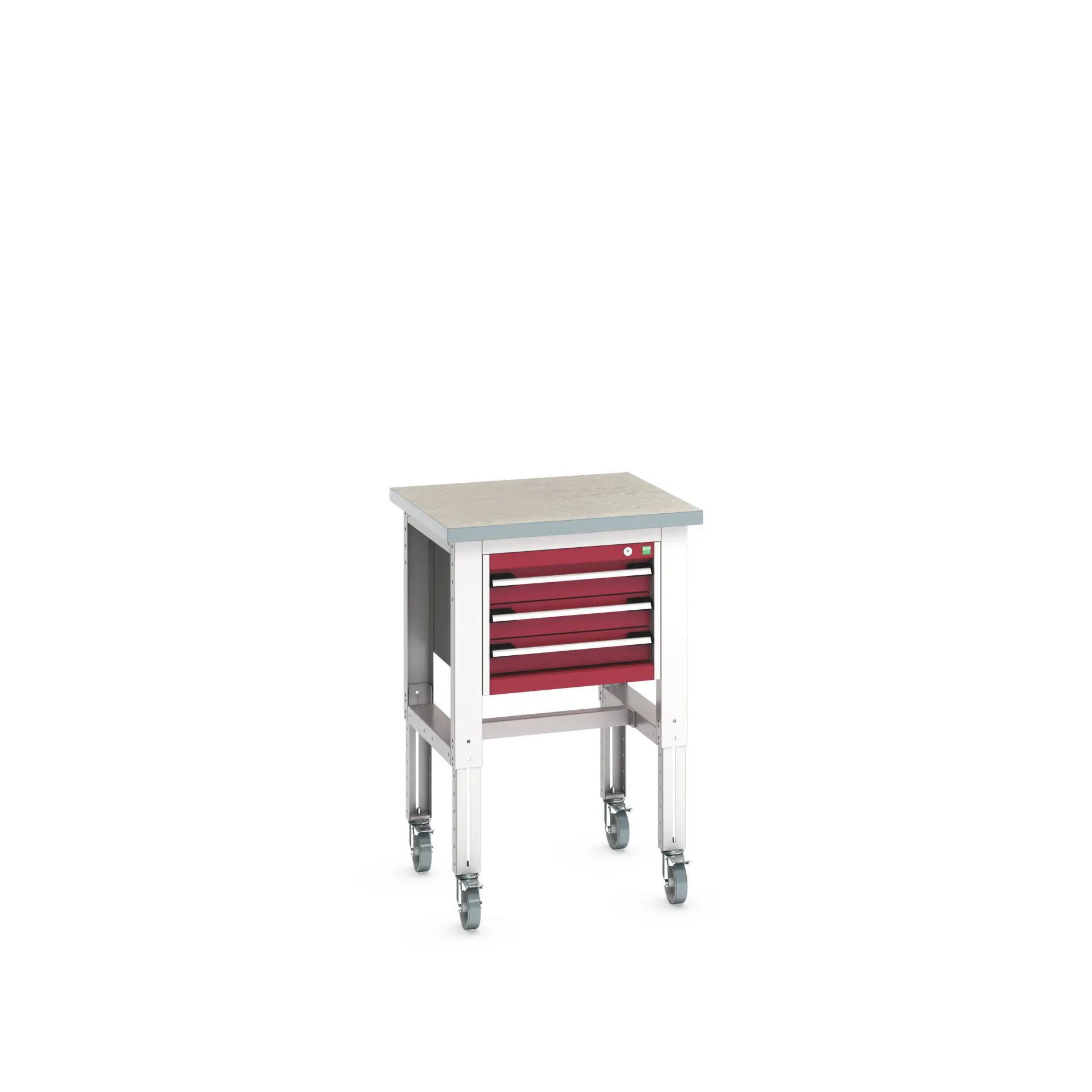 Produktfoto 1 von Bott Stahlblech Werkzeugschrankmodul 3 Schubladen mit Rollen x 750mm x 750mm