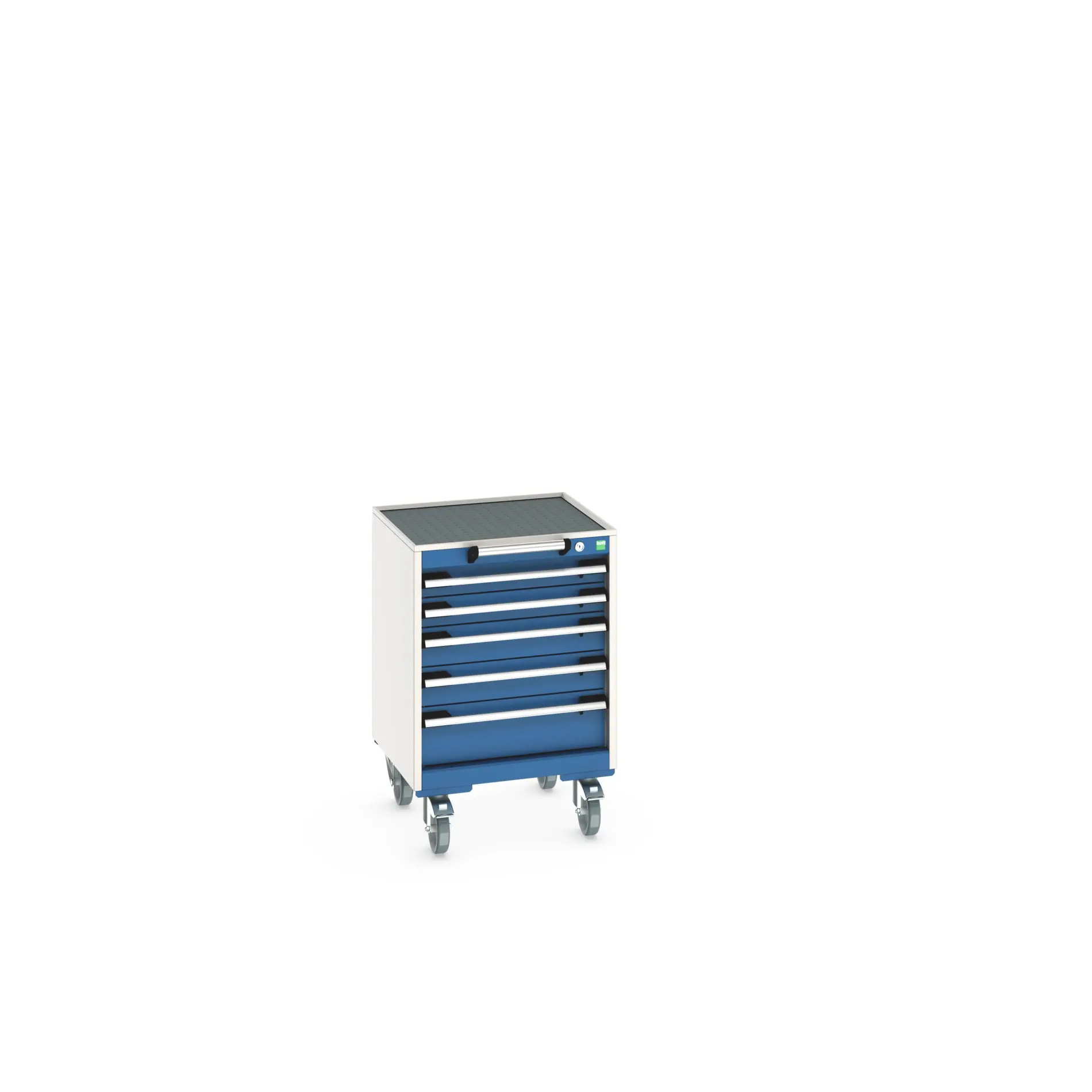 Bott Aufbewahrungsschrank Typ Schrank Freistehend 5 Schublade/n 785 mm 525 mm 525 mm mit Rädern Stahlblech