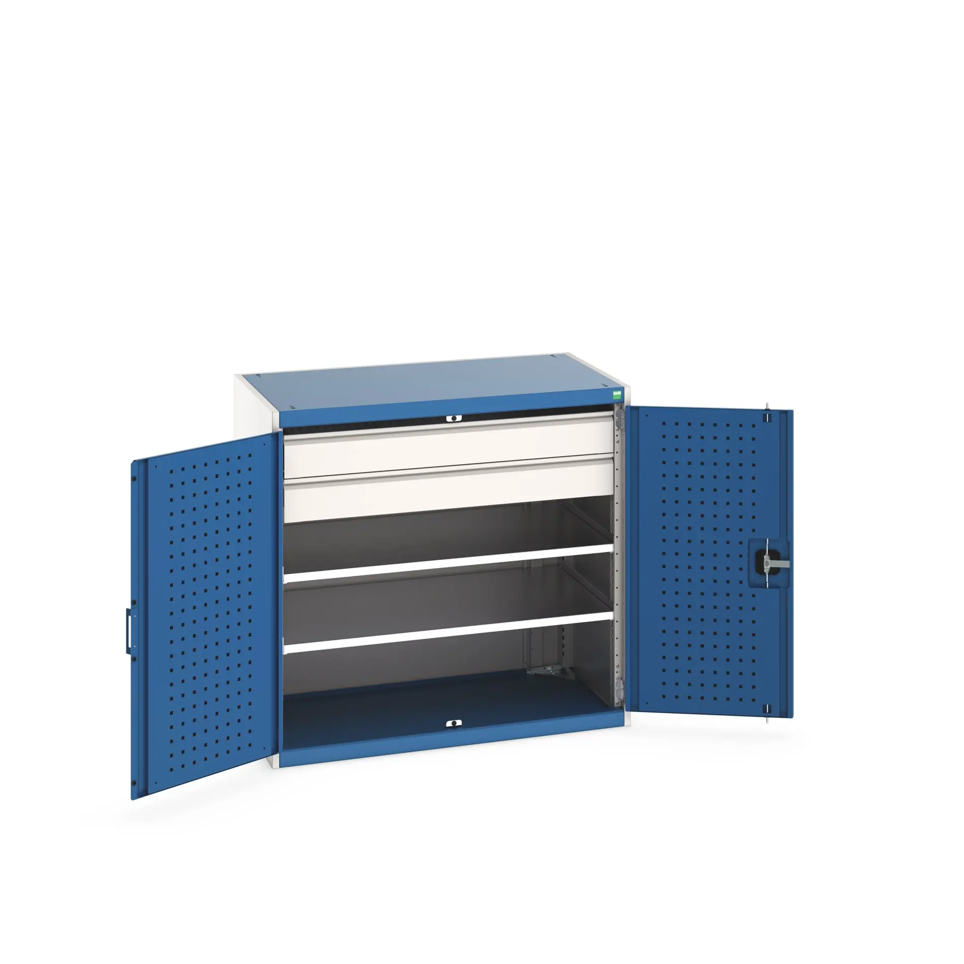 Produktfoto 1 von Bott Aufbewahrungsschrank Typ Schrank Freistehend 2 Tür/en 2 Regal/e 1000 mm 1050 mm Ja 650 mm Stahlblech