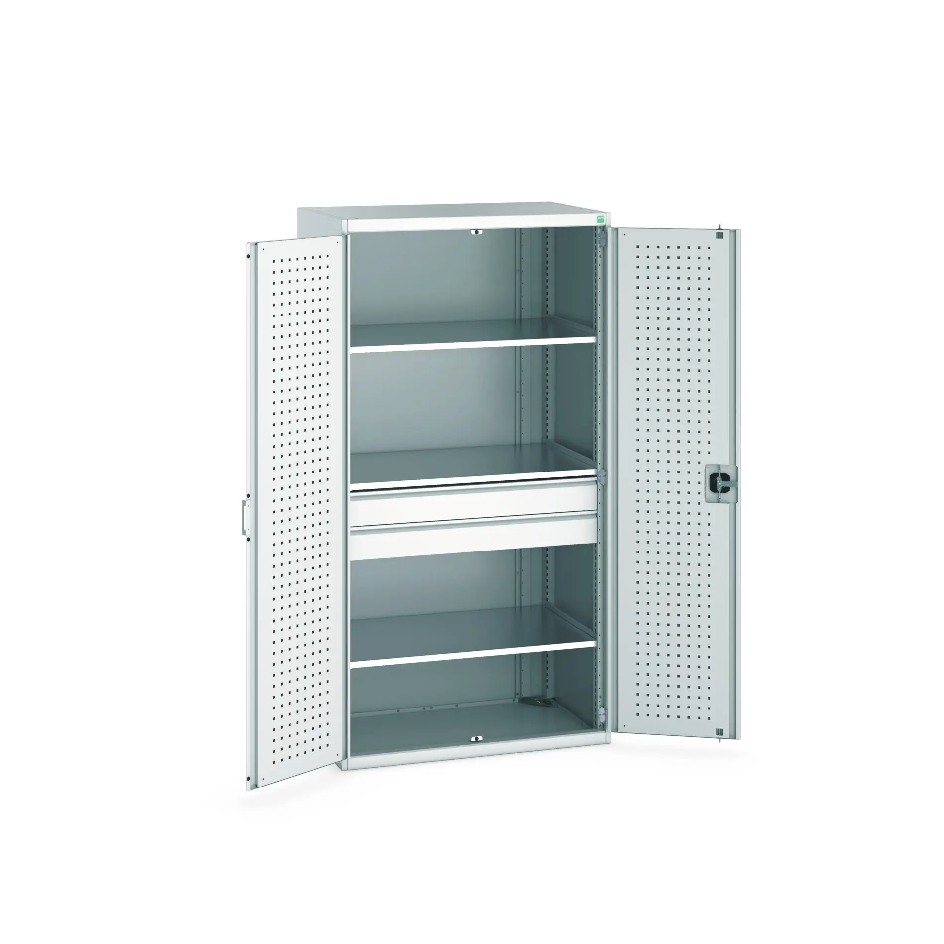 Produktfoto 1 von Bott Aufbewahrungsschrank Typ Schrank Freistehend 2 Tür/en 3 Regal/e 2000 mm 1050 mm Ja 650 mm Stahlblech