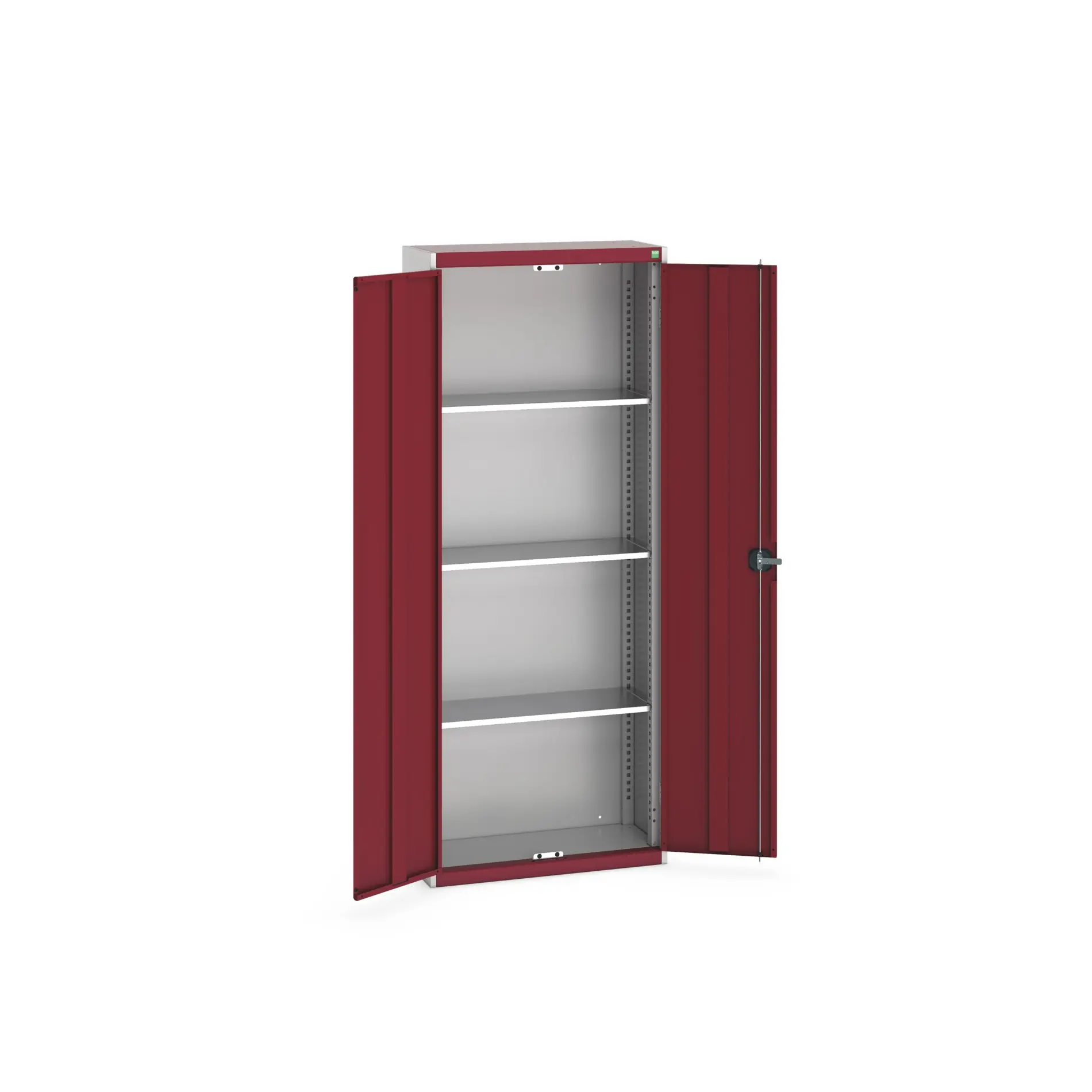 Produktfoto 1 von Bott Aufbewahrungsschrank Typ Schrank Freistehend 2 Tür/en 3 Regal/e 2000 mm 80 mm 325 mm Stahlblech