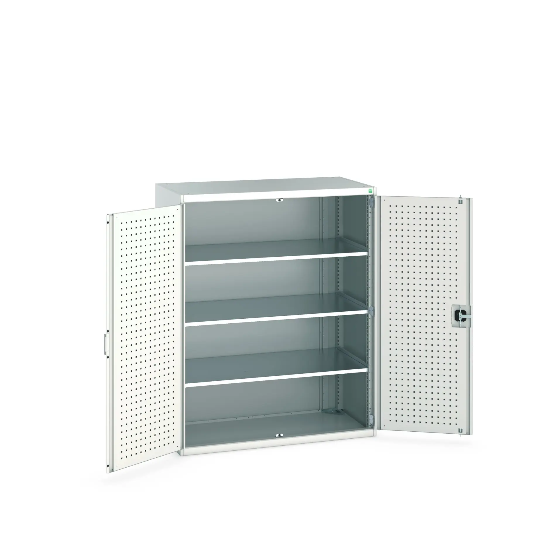 Produktfoto 1 von Bott Aufbewahrungsschrank Typ Schrank Freistehend 2 Tür/en 3 Regal/e 1600 mm 1300 mm Ja 650 mm Stahlblech