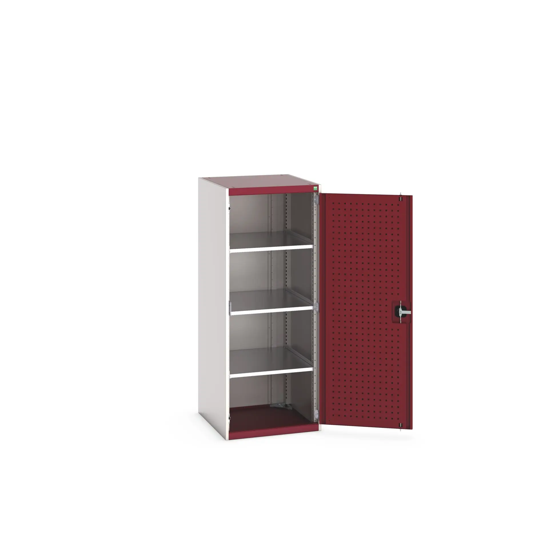 Produktfoto 1 von Bott Aufbewahrungsschrank Typ Schrank Freistehend 2 Tür/en 3 Regal/e 1600 mm 650 mm Ja 650 mm Stahlblech
