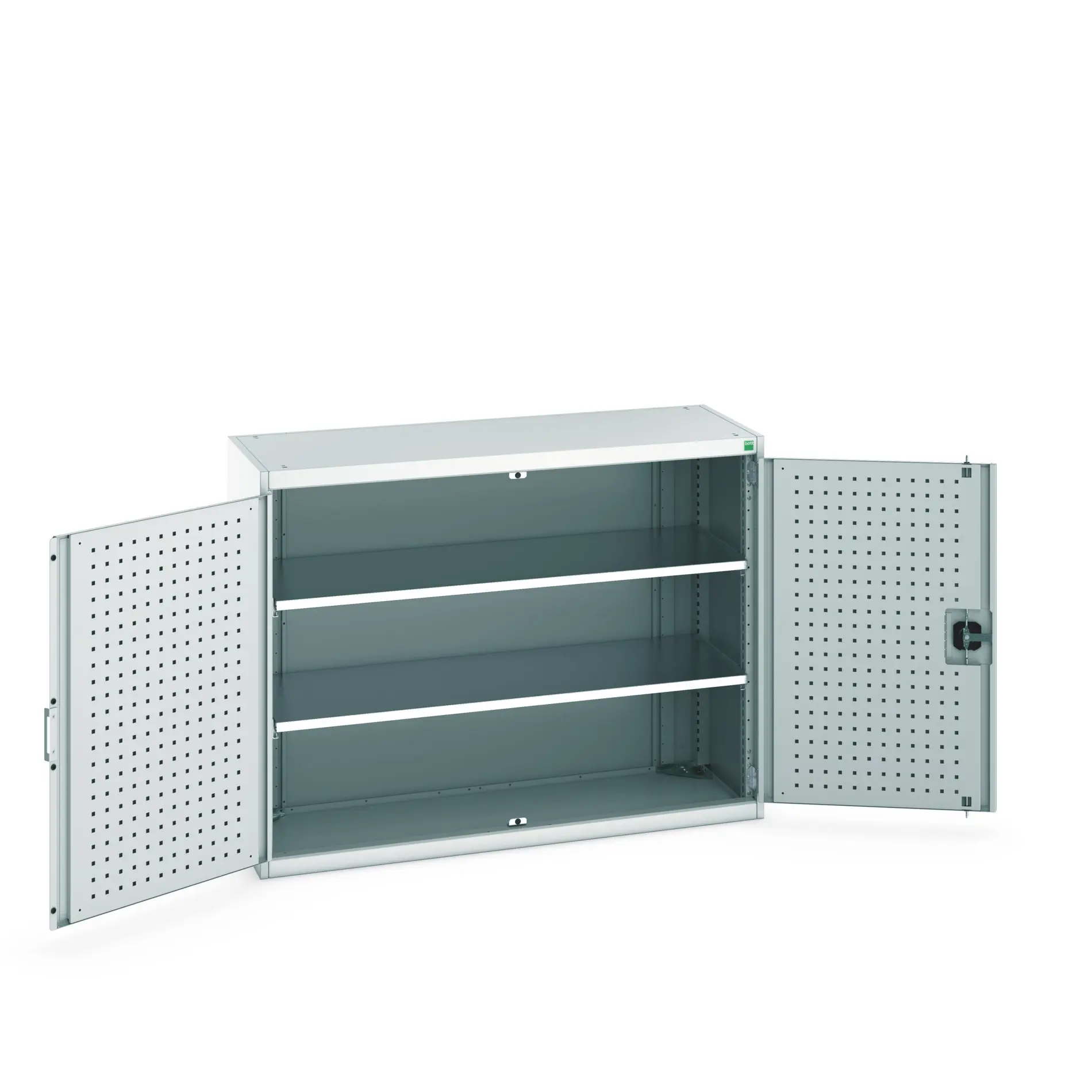 Produktfoto 1 von Bott Aufbewahrungsschrank Typ Regalschrank Freistehend 2 Tür/en 2 Regal/e 1000 mm 1300 mm Ja 525 mm Stahlblech