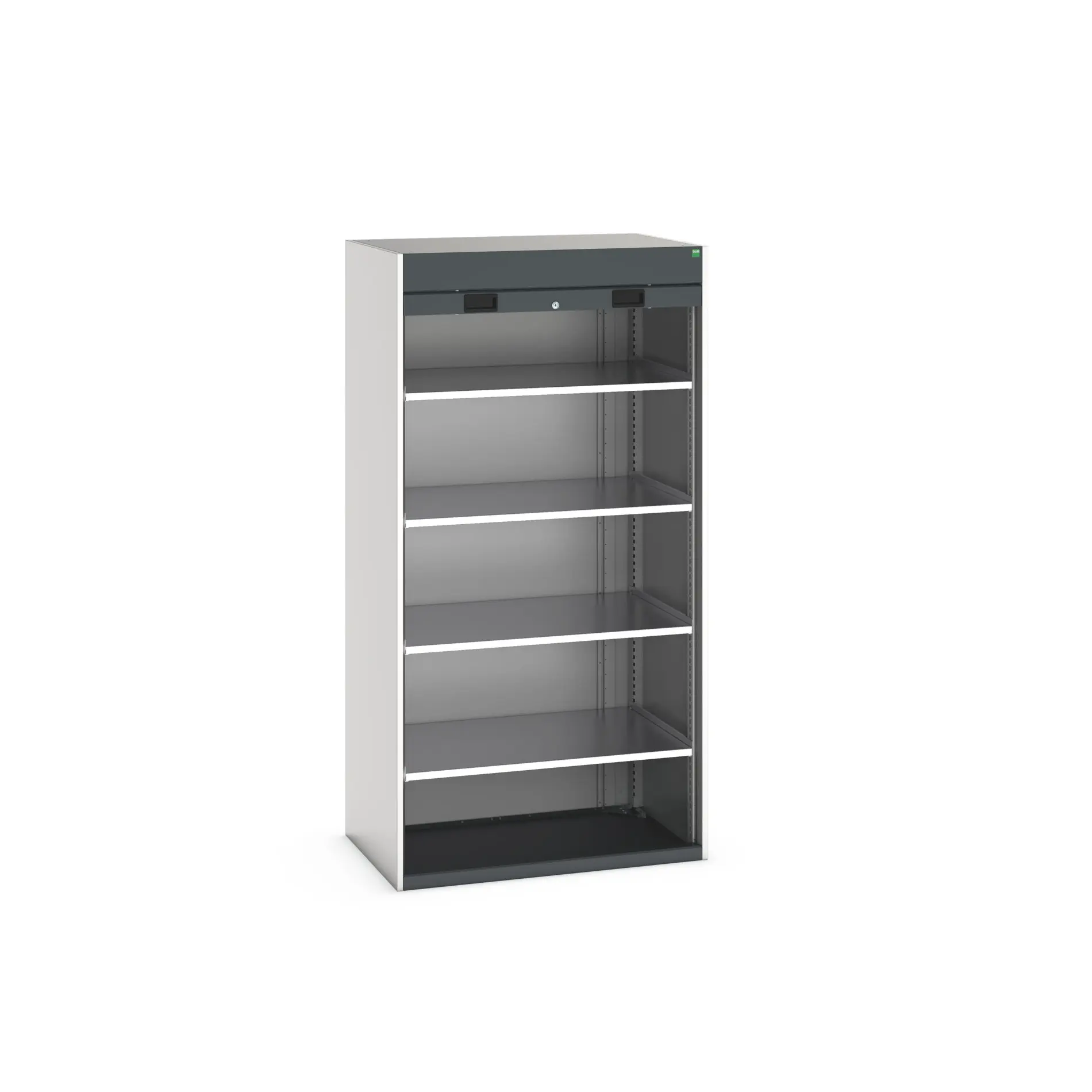 Produktfoto 1 von Bott Aufbewahrungsschrank Typ Regalschrank Freistehend 1 Tür/en 4 Regal/e 2000 mm 1050 mm 650 mm Stahlblech