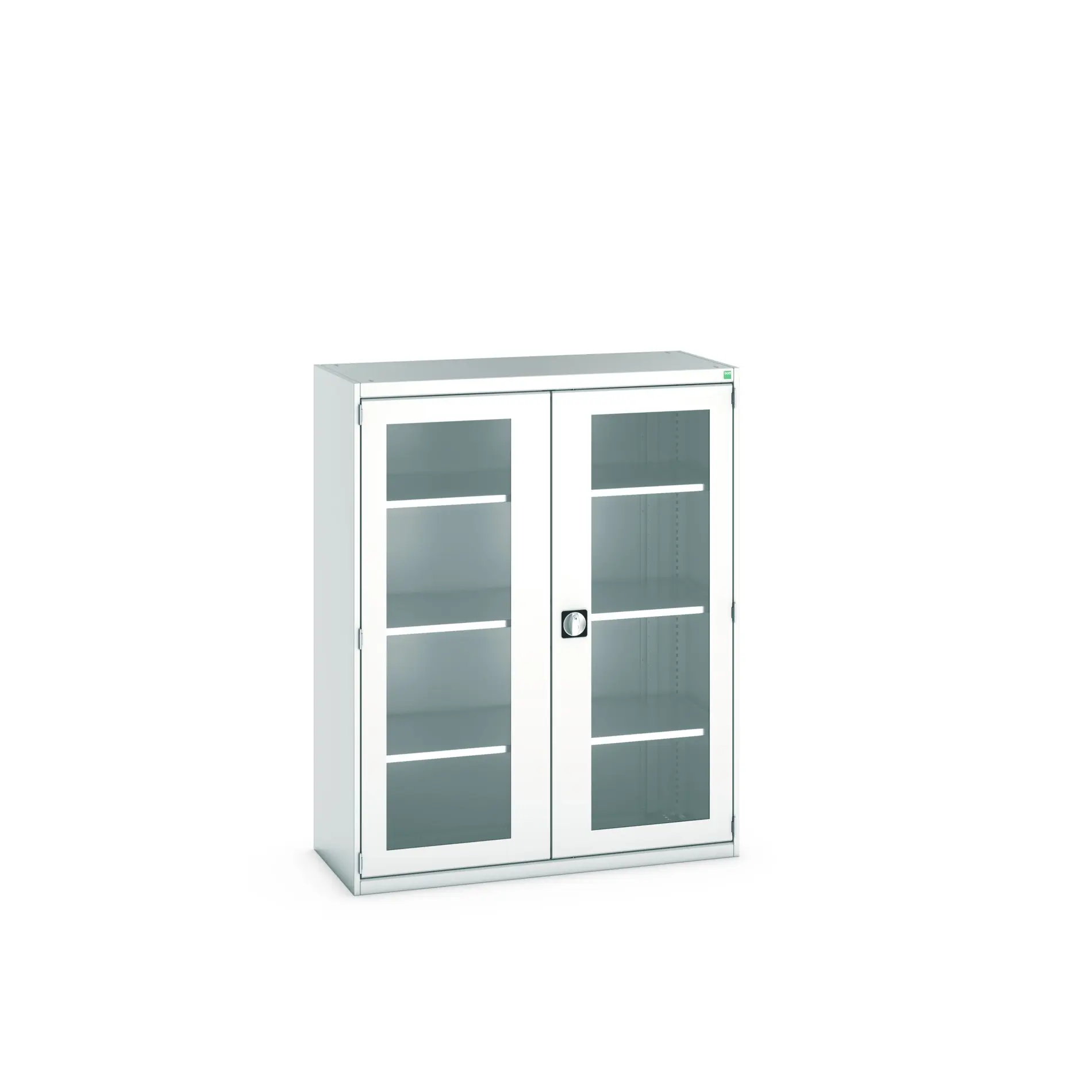 Produktfoto 1 von Bott Schrank Typ Regalschrank Freistehend 2 Tür/en 3 Regal/e 1600 mm 1300mm Abschließbar 525 mm Stahlblech