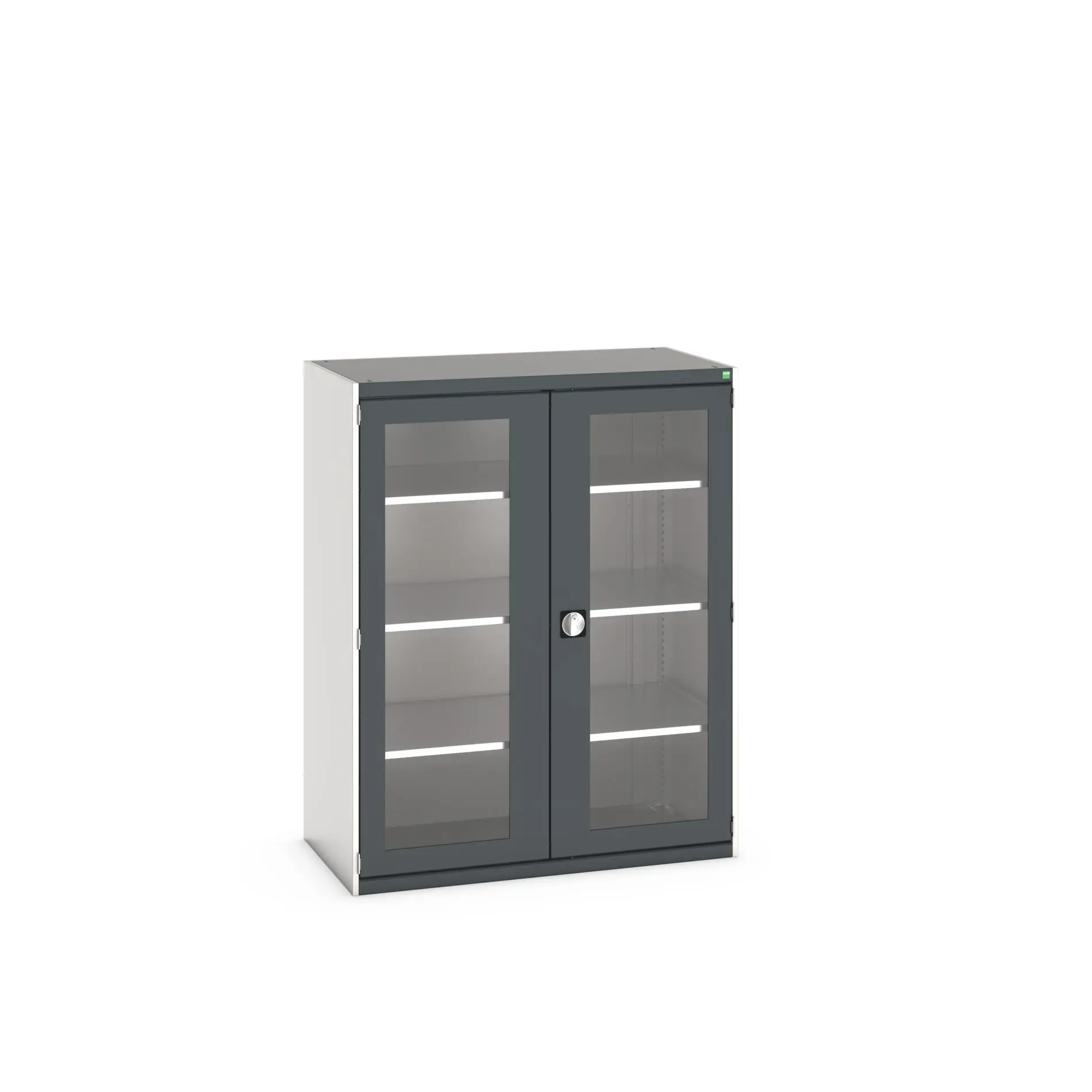 Produktfoto 1 von Bott Schrank Typ Regalschrank Freistehend 2 Tür/en 3 Regal/e 1600 mm 1300mm Abschließbar 650 mm Stahlblech