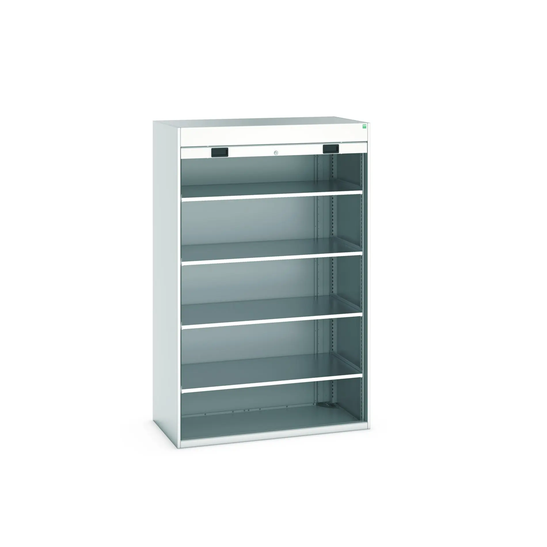 Produktfoto 1 von Bott Aufbewahrungsschrank Typ Regalschrank Freistehend 1 Tür/en 4 Regal/e 2000 mm 1300 mm 650 mm Stahlblech