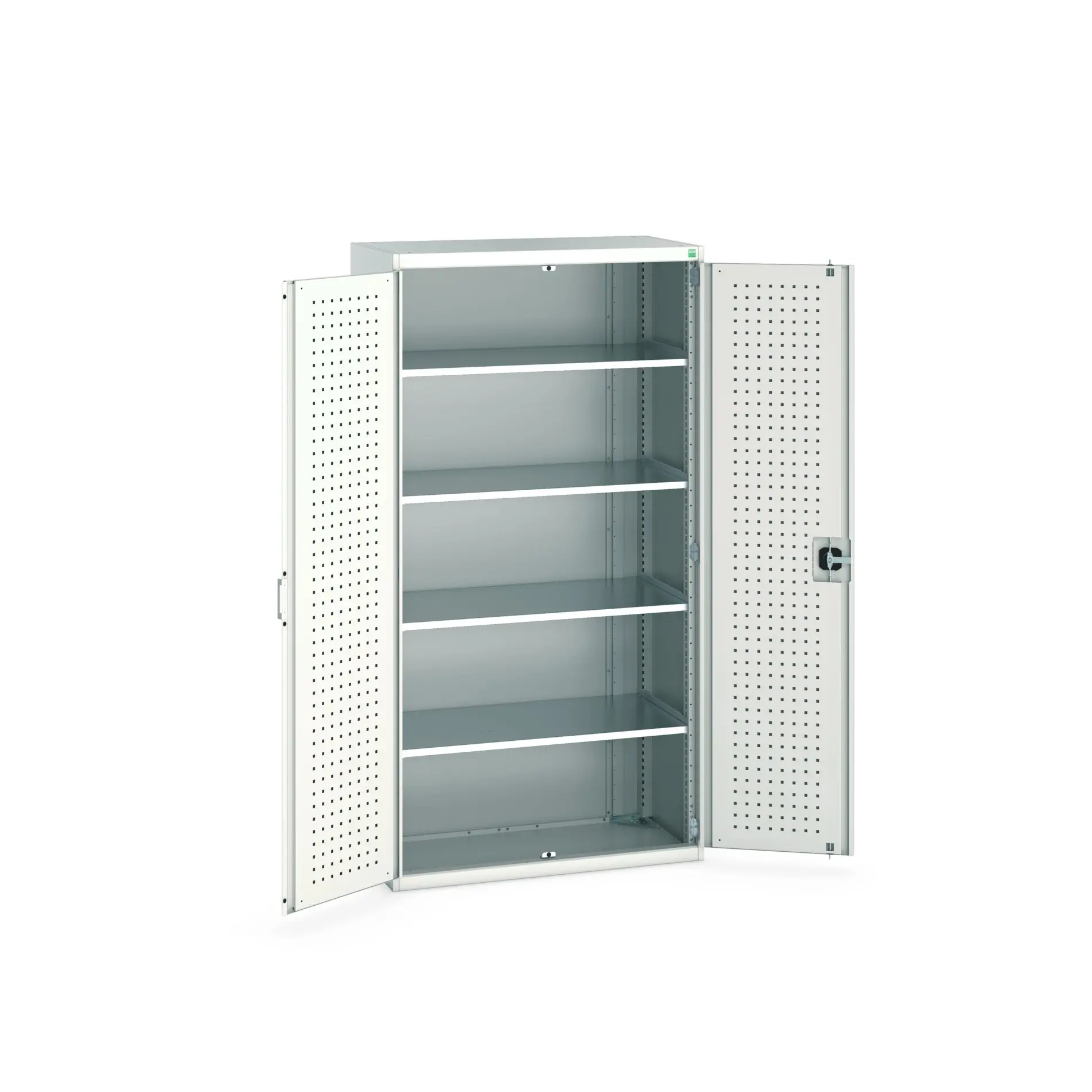Produktfoto 1 von Bott Aufbewahrungsschrank Typ Regalschrank Freistehend 2 Tür/en 4 Regal/e 2000 mm 1050 mm Ja 525 mm Stahlblech