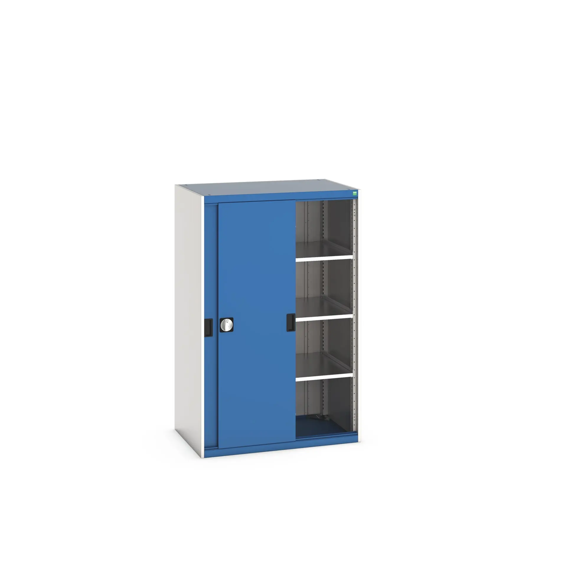 Produktfoto 1 von Bott Schrank Typ Regalschrank Freistehend 2 Tür/en 3 Regal/e 1600 mm 1050mm Abschließbar 650 mm Stahlblech
