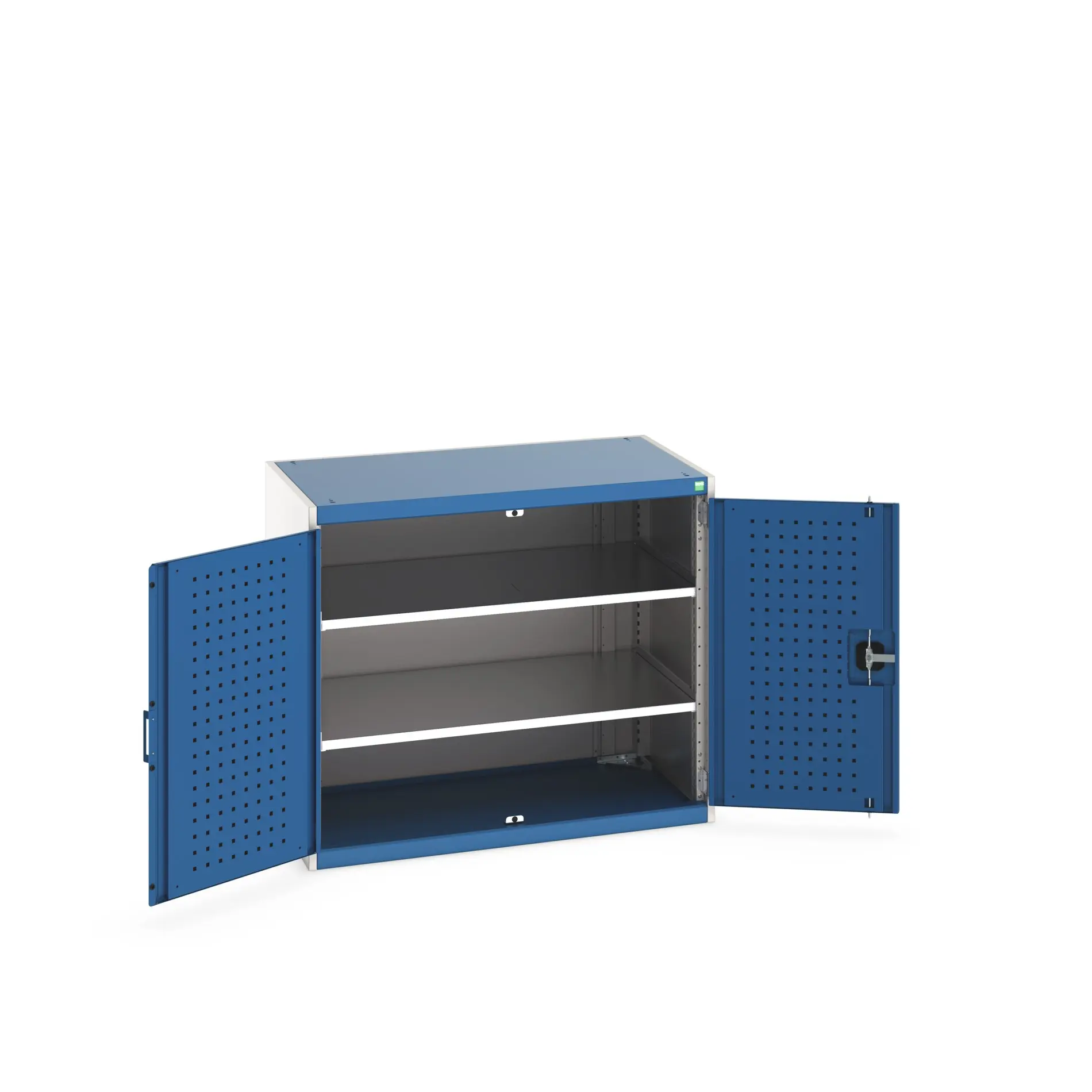 Produktfoto 1 von Bott Schrank Typ Regalschrank Bodenmontage 2 Tür/en 2 Regal/e Stahlblech