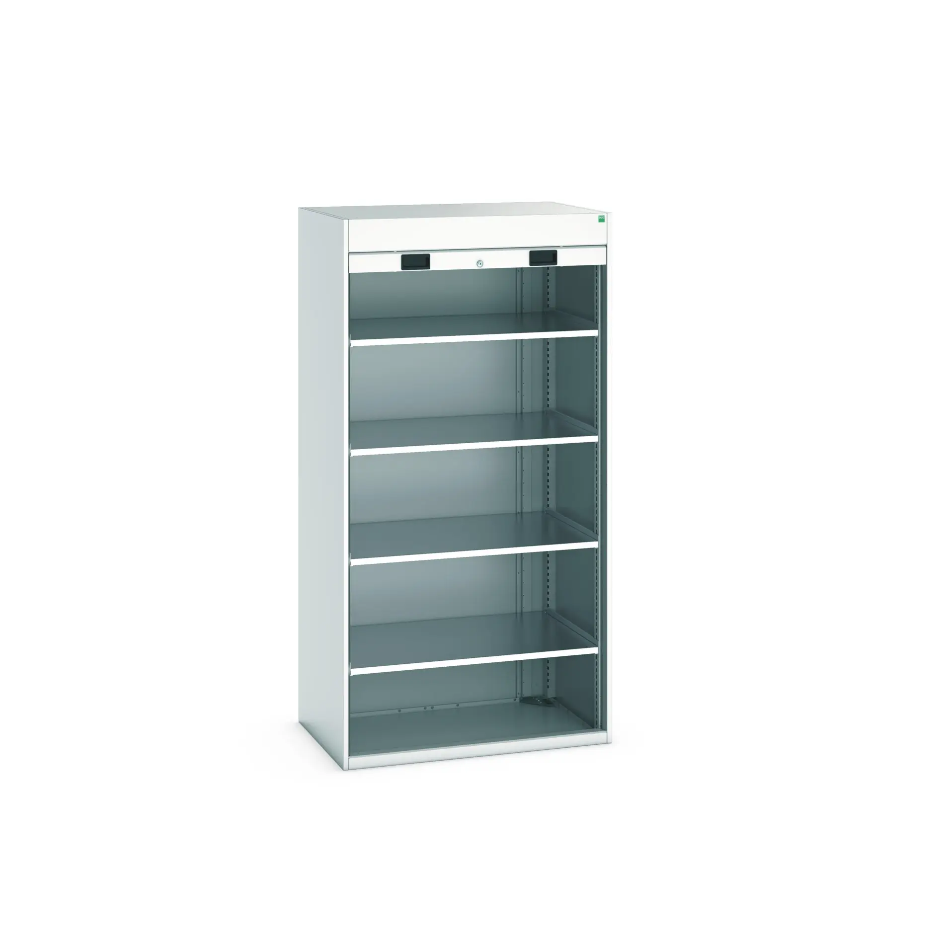 Produktfoto 1 von Bott Aufbewahrungsschrank Typ Regalschrank Freistehend 1 Tür/en 4 Regal/e 2000 mm 1050 mm 650 mm Stahlblech