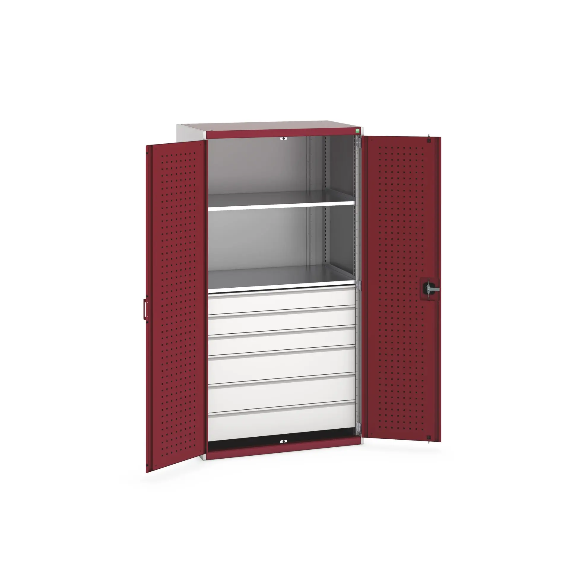 Produktfoto 1 von Bott Aufbewahrungsschrank Typ Bestückter Schrank Freistehend 2 Tür/en 2 Regal/e 6 Schublade/n 2000 mm 1050 mm Ja 650 mm