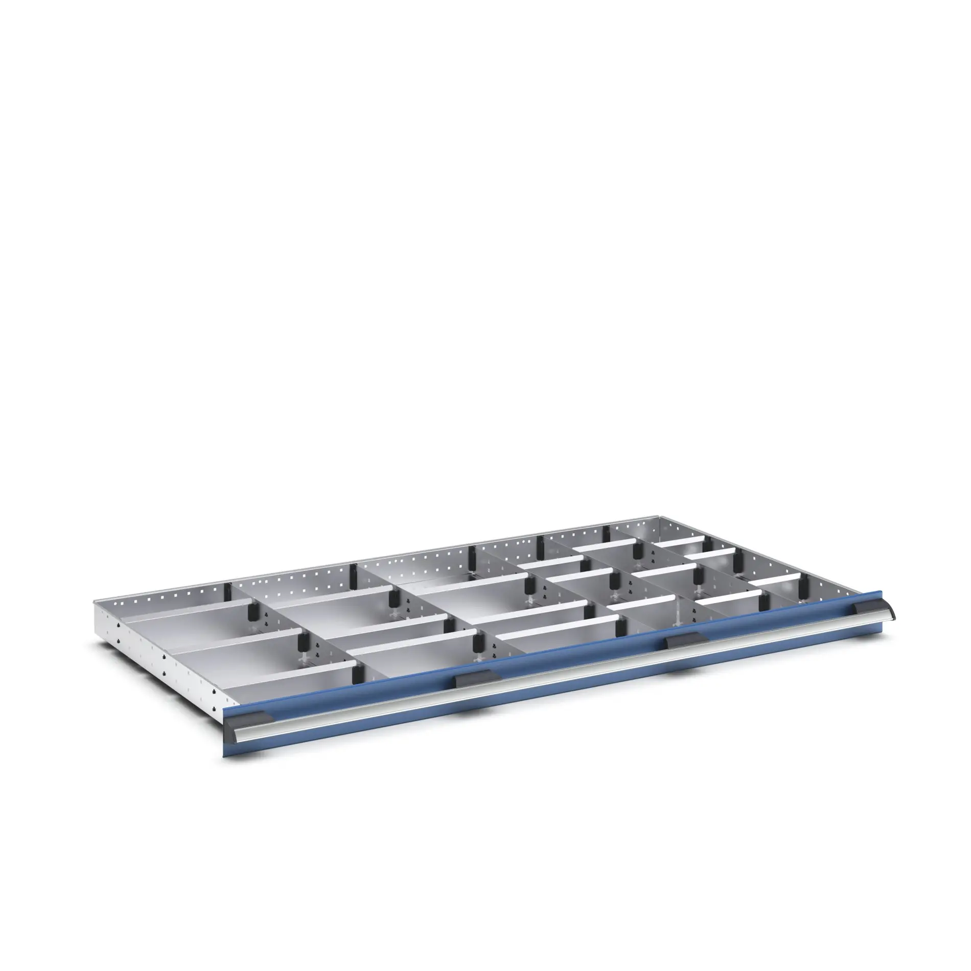 Produktfoto 1 von Bott Trennwandset, Typ Trennwand für Schubladen, Stahlblech, Silber