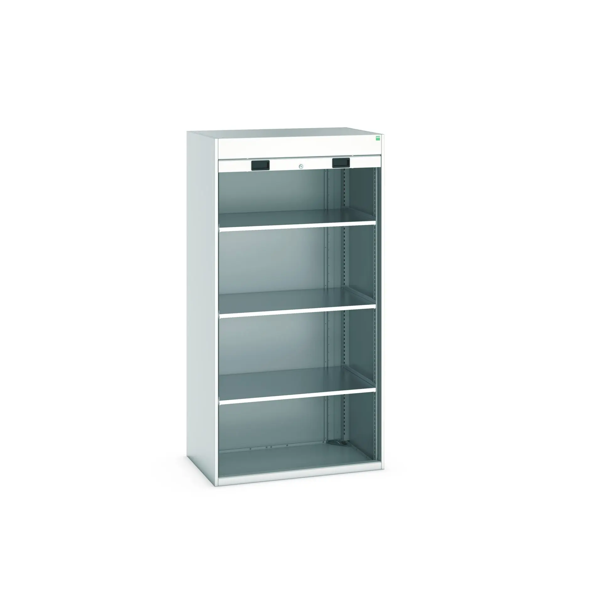 Produktfoto 1 von Bott Aufbewahrungsschrank Typ Regalschrank Freistehend 1 Tür/en 3 Regal/e 2000 mm 1050 mm 650 mm Stahlblech