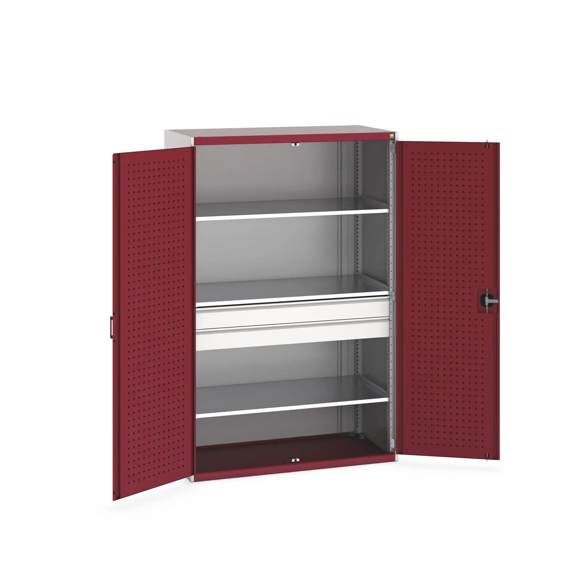 Produktfoto 1 von Bott Aufbewahrungsschrank Typ Bestückter Schrank Freistehend 2 Tür/en 3 Regal/e 2 Schublade/n 2000 mm 1300 mm Ja 650 mm