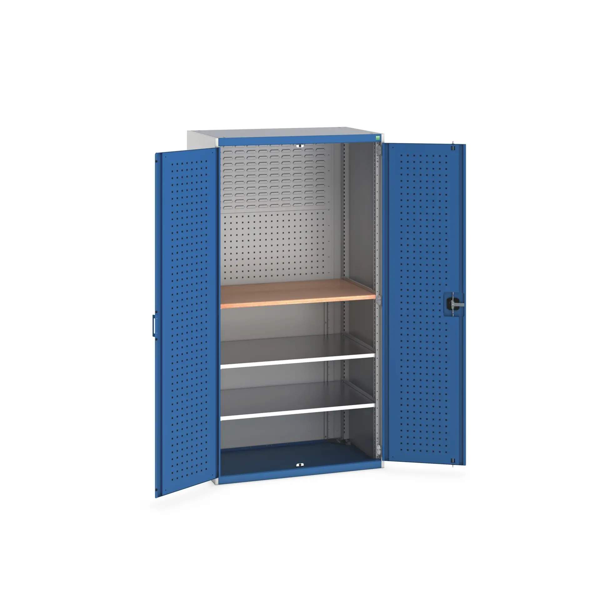 Produktfoto 1 von Bott Aufbewahrungsschrank Typ Mini Werkstattschrank Freistehend 2 Tür/en 2 Regal/e 2000 mm 1300 mm Ja 650 mm Stahlblech
