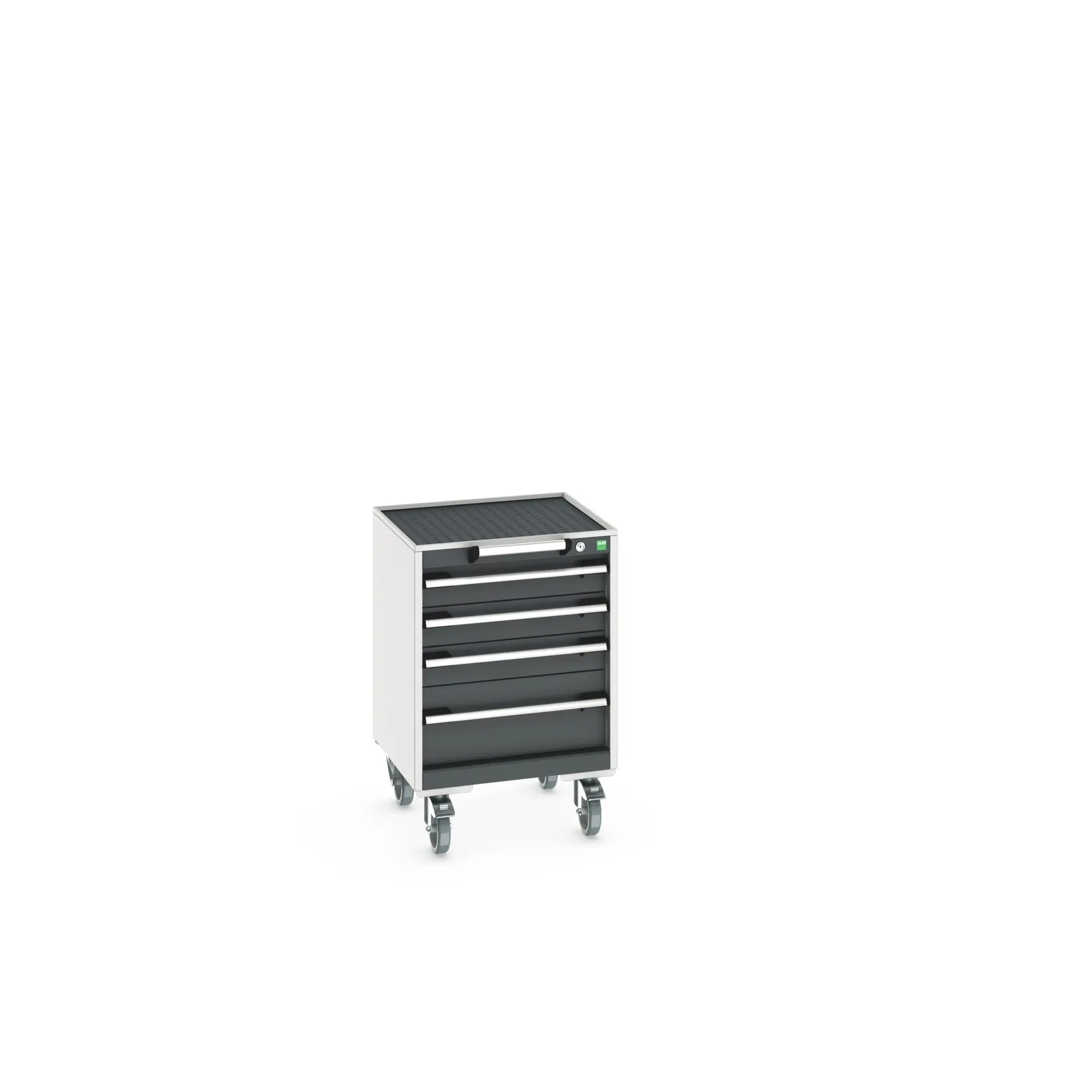 Produktfoto 1 von Bott Aufbewahrungsschrank Typ Beweglicher Schrank Freistehend 4 Schublade/n 785 mm 525 mm 525 mm mit Rädern Stahlblech