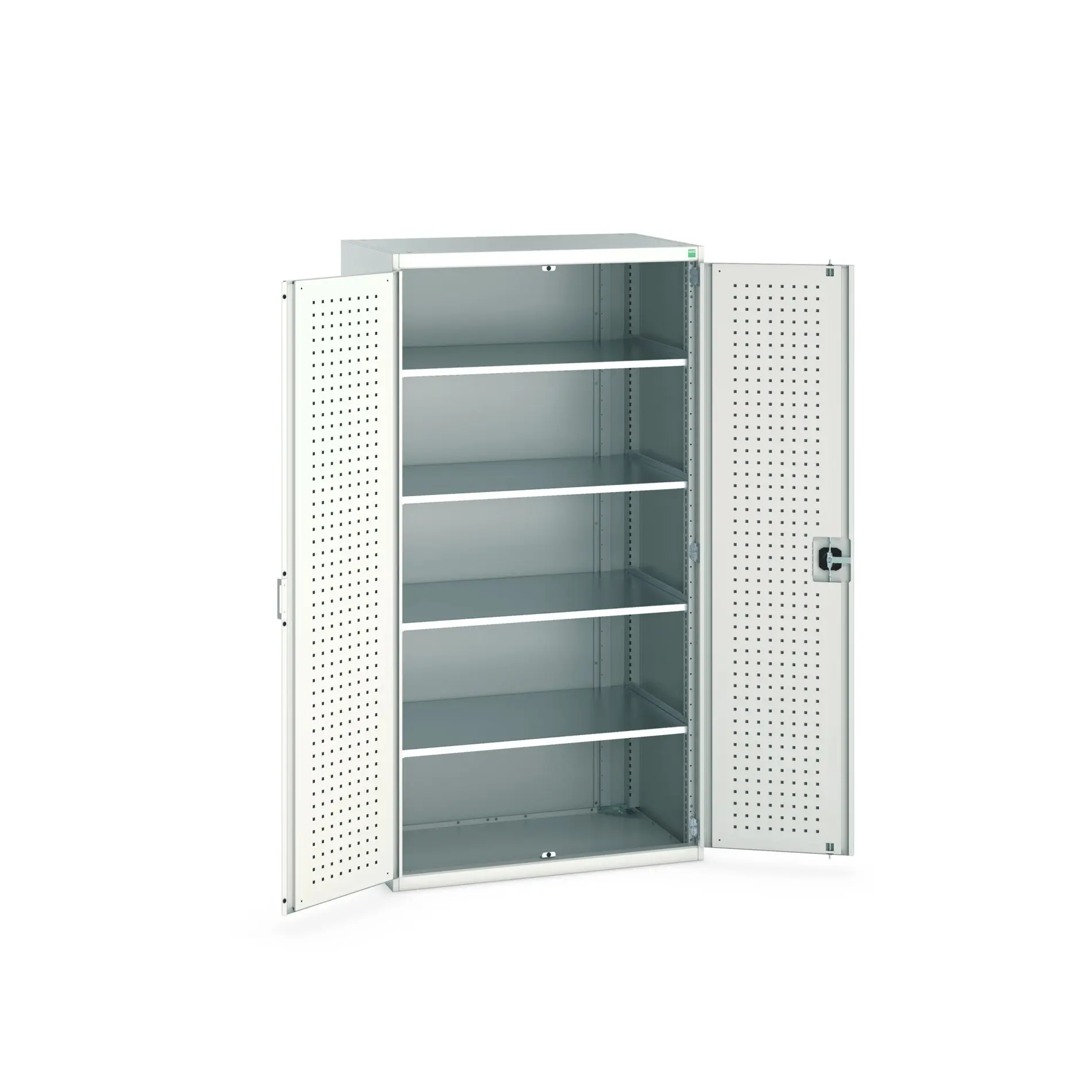 Produktfoto 1 von Bott Aufbewahrungsschrank Typ Regalschrank Freistehend 2 Tür/en 4 Regal/e 2000 mm 1050 mm Ja 650 mm Stahlblech
