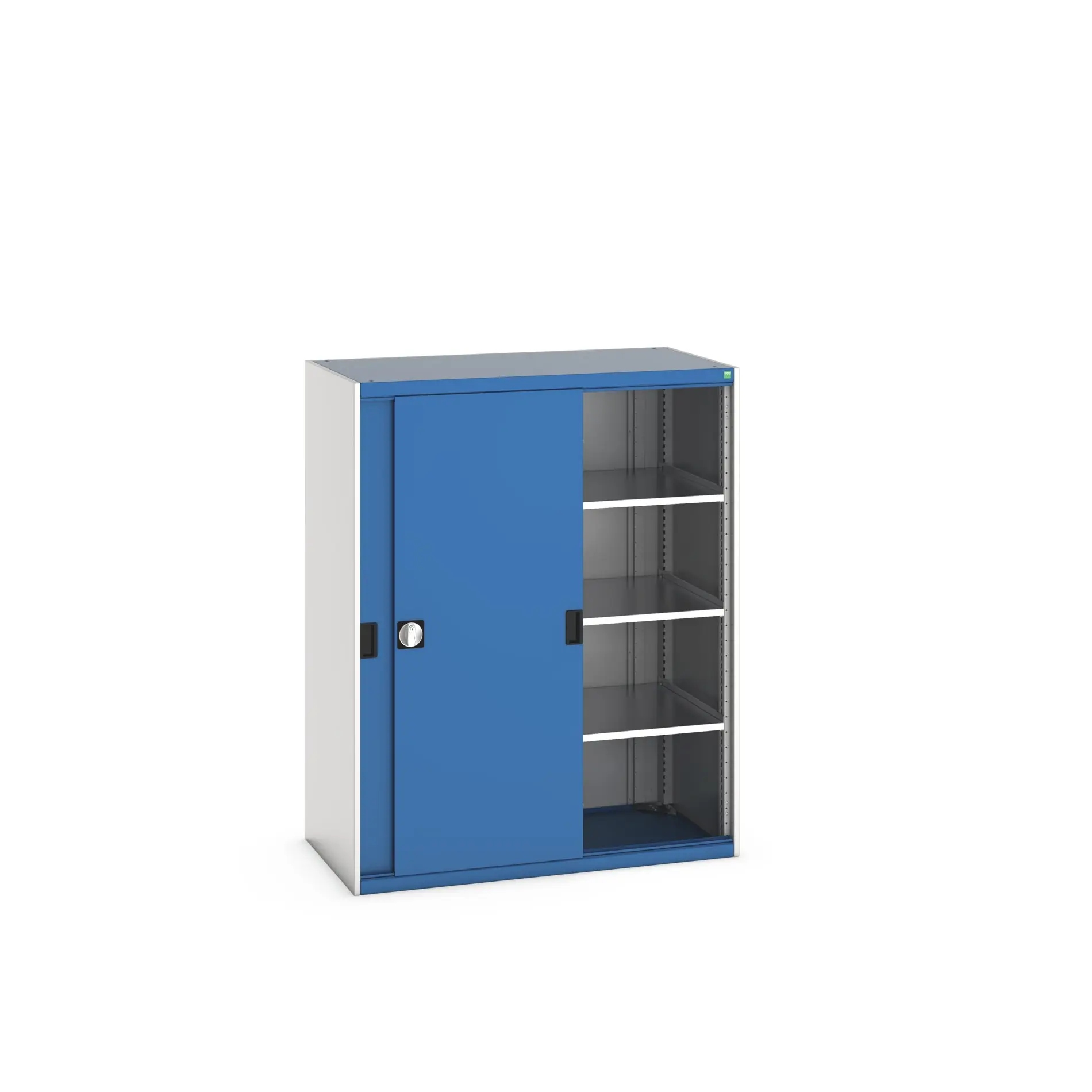Produktfoto 1 von Bott Schrank Typ Gehäuse Bodenmontage 2 Tür/en 3 Regal/e Stahl