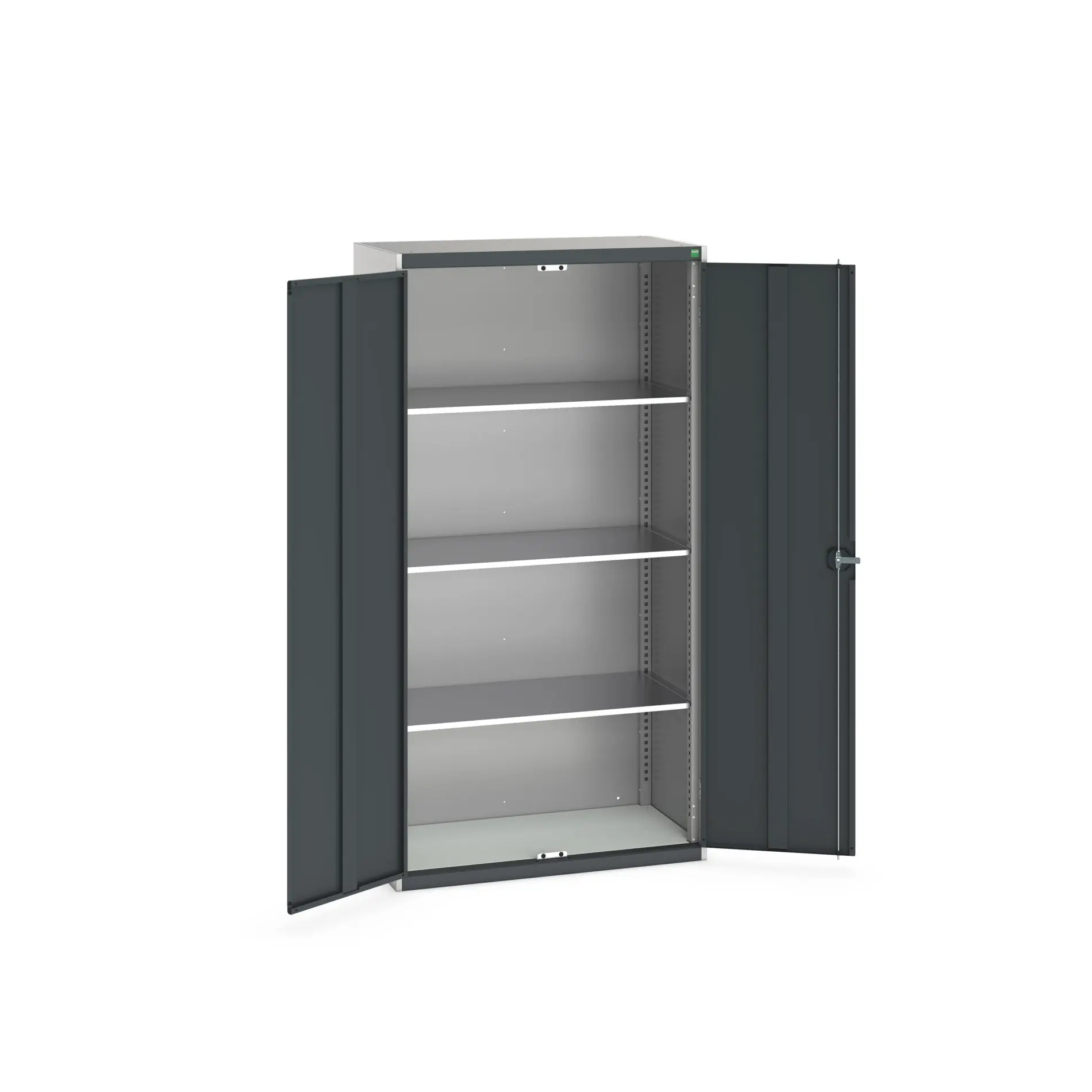 Produktfoto 1 von Bott Aufbewahrungsschrank Typ Schrank Freistehend 2 Tür/en 3 Regal/e 2000 mm 1050 mm 525 mm Stahl
