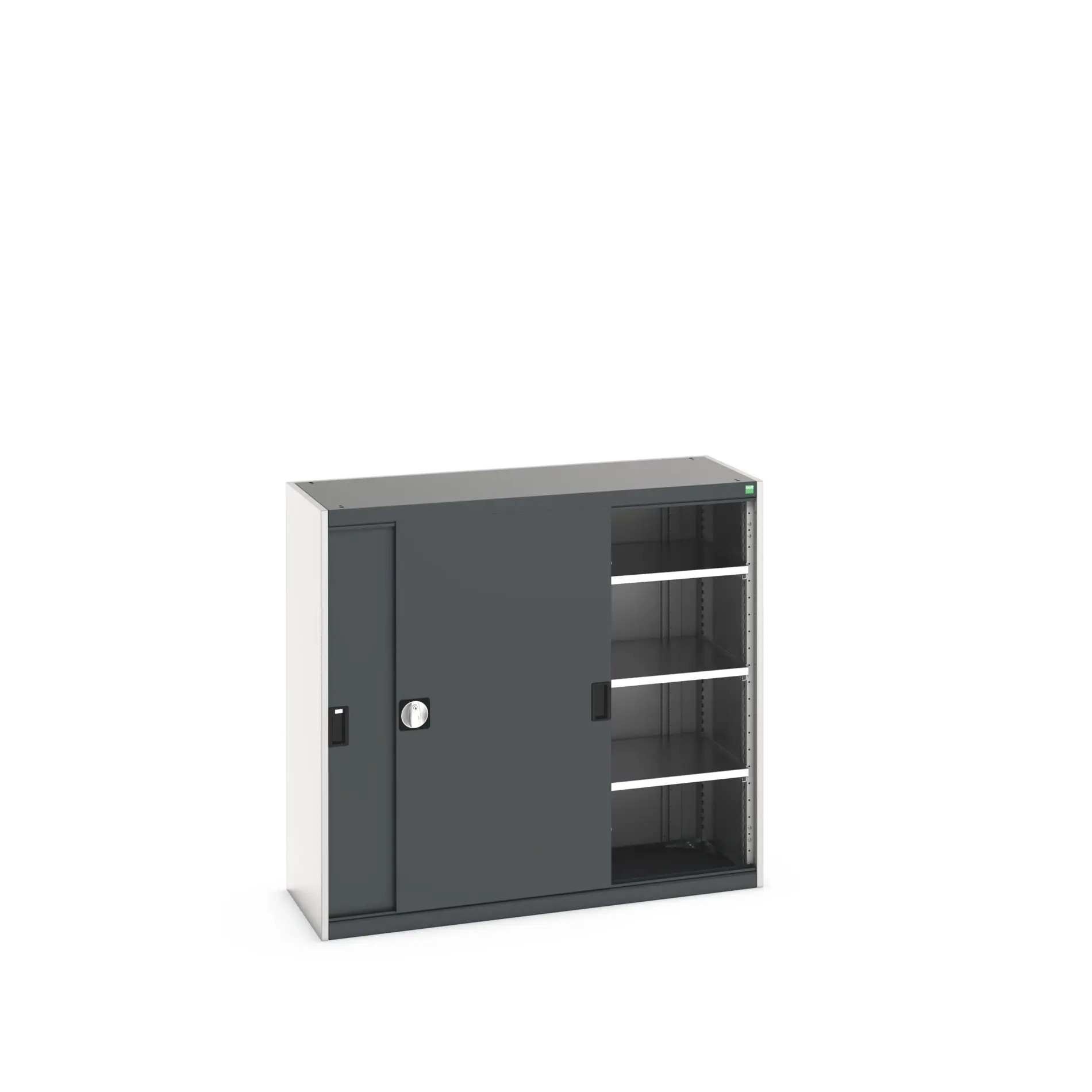 Produktfoto 1 von Bott Schrank Typ Gehäuse Bodenmontage 2 Tür/en 3 Regal/e Stahl