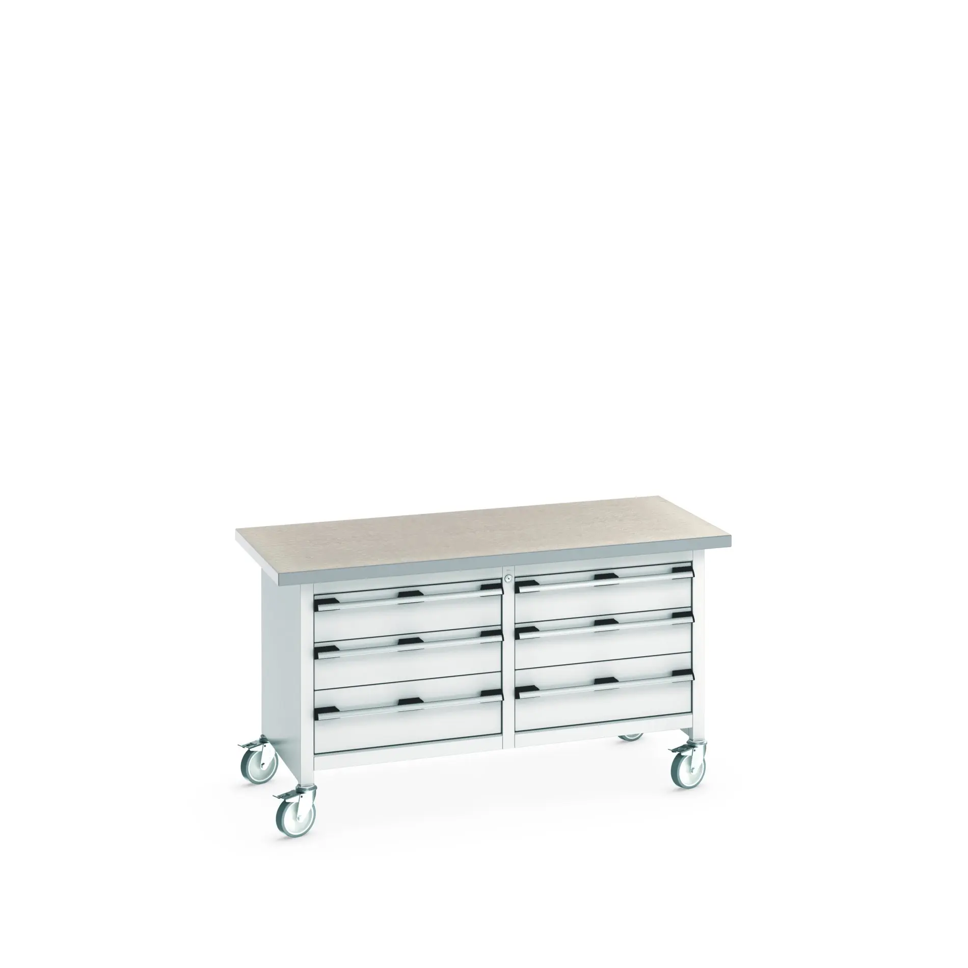 Produktfoto 1 von Bott 41002108.16V Aufbewahrungstisch Tragbar Stahlblech Werkbank L. 1500 mm B. 750mm H. 840 mm, Traglast 450kg