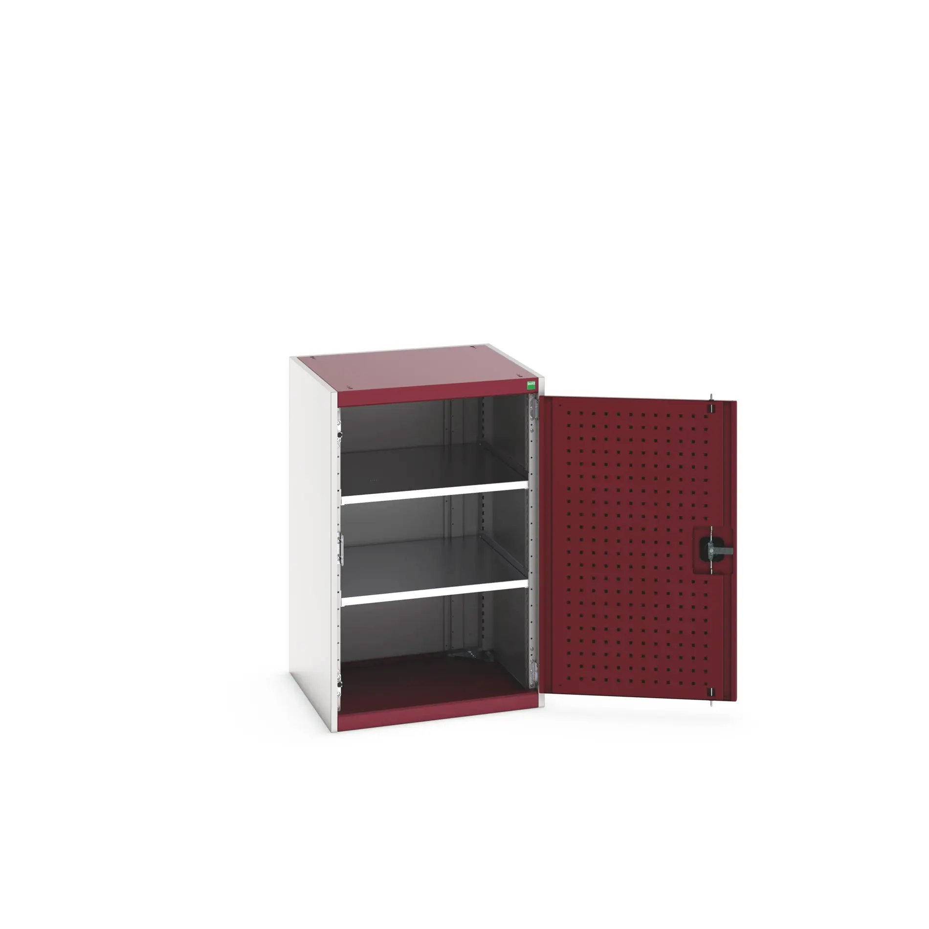 Produktfoto 1 von Bott Aufbewahrungsschrank Typ Schrank Freistehend 2 Tür/en 2 Regal/e 1000 mm 650 mm Ja 650 mm Stahlblech