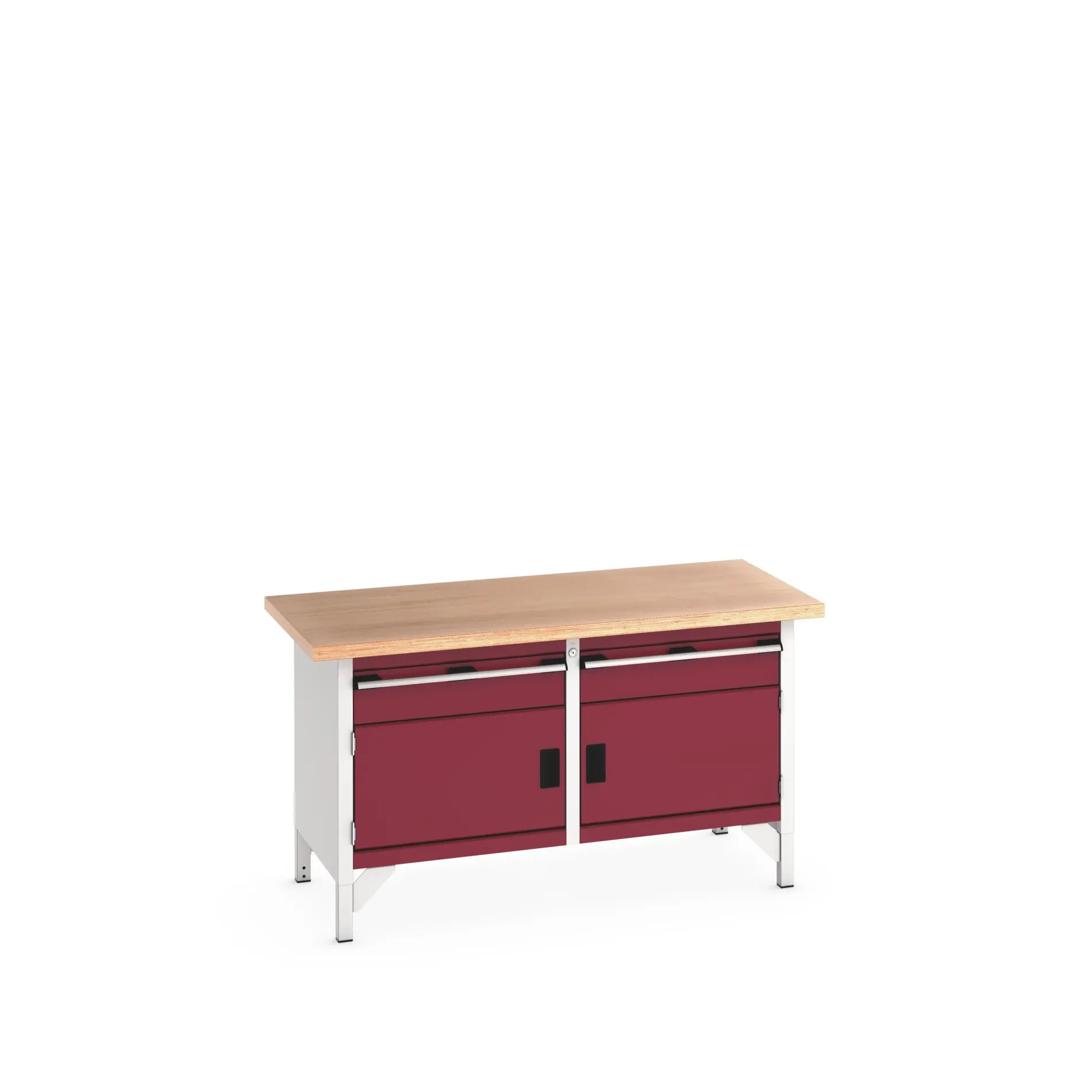 Produktfoto 1 von Bott Aufbewahrungsschrank Typ Aufbewahrungstisch Freistehend 2 Tür/en 2 Regal/e 2 Schublade/n 840 mm 1500 mm 750 mm