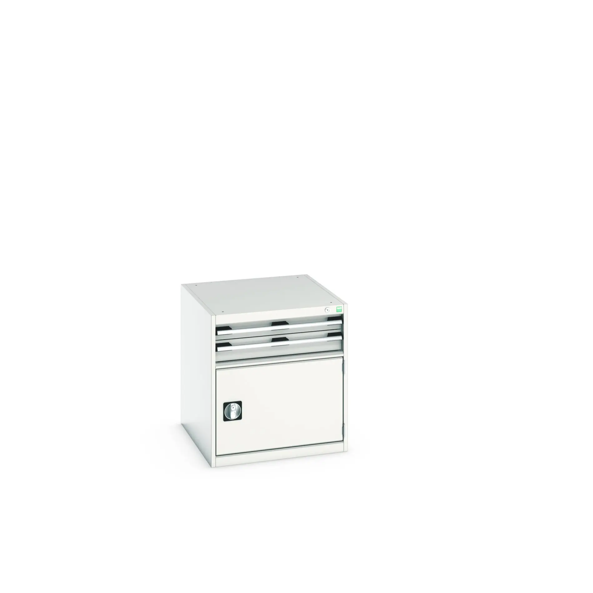 Produktfoto 1 von Bott Aufbewahrungsschrank Typ Schrank Freistehend 1 Tür/en 2 Schublade/n 700 mm 650 mm Ja 750 mm Stahl