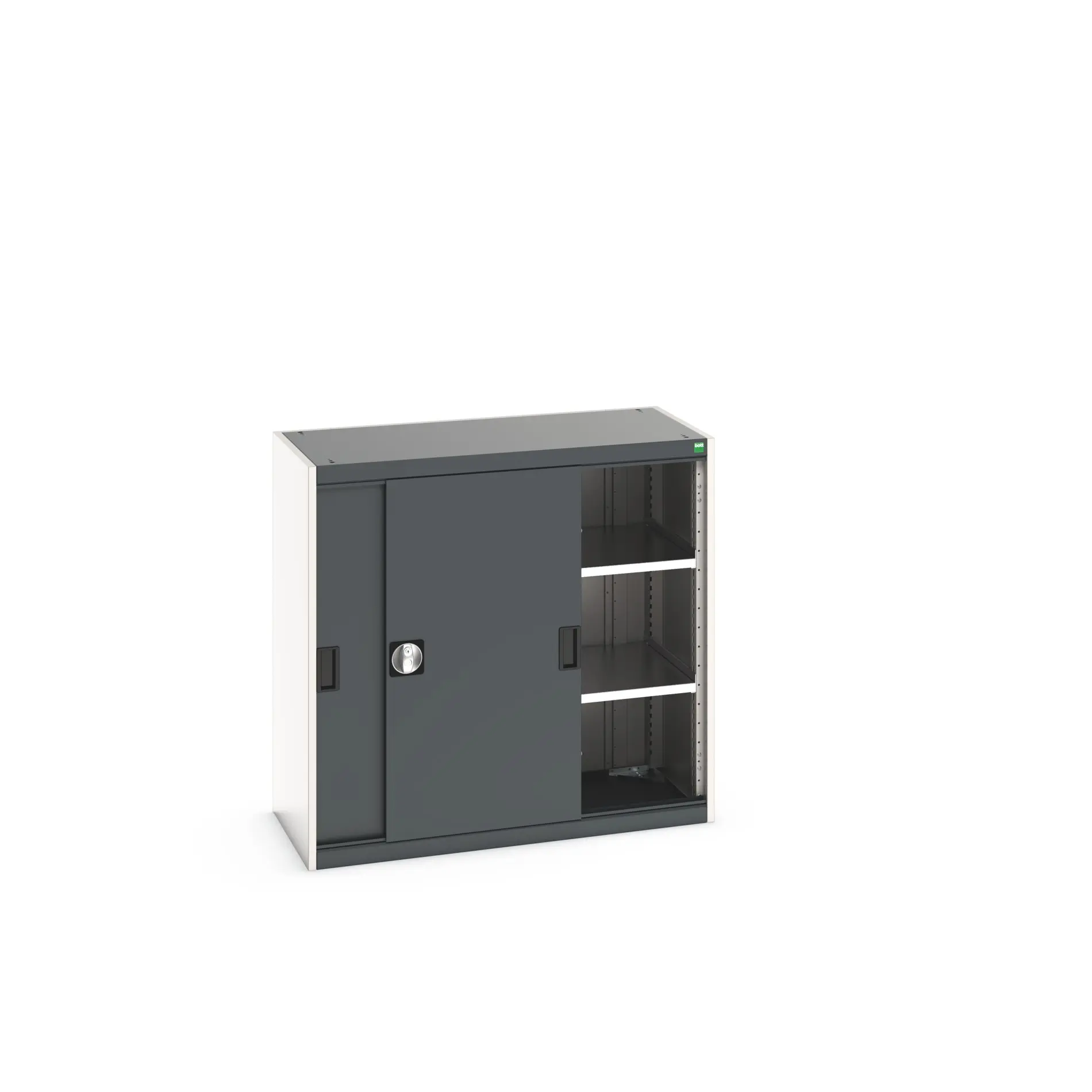 Produktfoto 1 von Bott Aufbewahrungsschrank Typ Schrank Freistehend 2 Tür/en 2 Regal/e 1000 mm 1050 mm Ja 525 mm Stahl