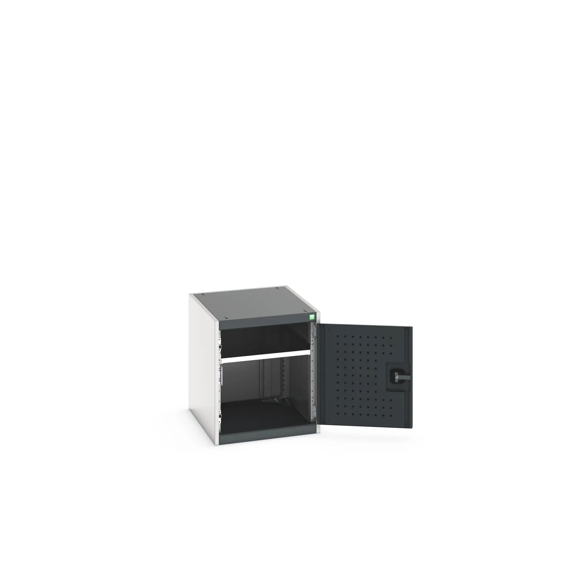 Produktfoto 1 von Bott Schrank Typ Bestückter Schrank Bodenmontage 2 Tür/en 2 Regal/e 1 Schublade/n Stahlblech