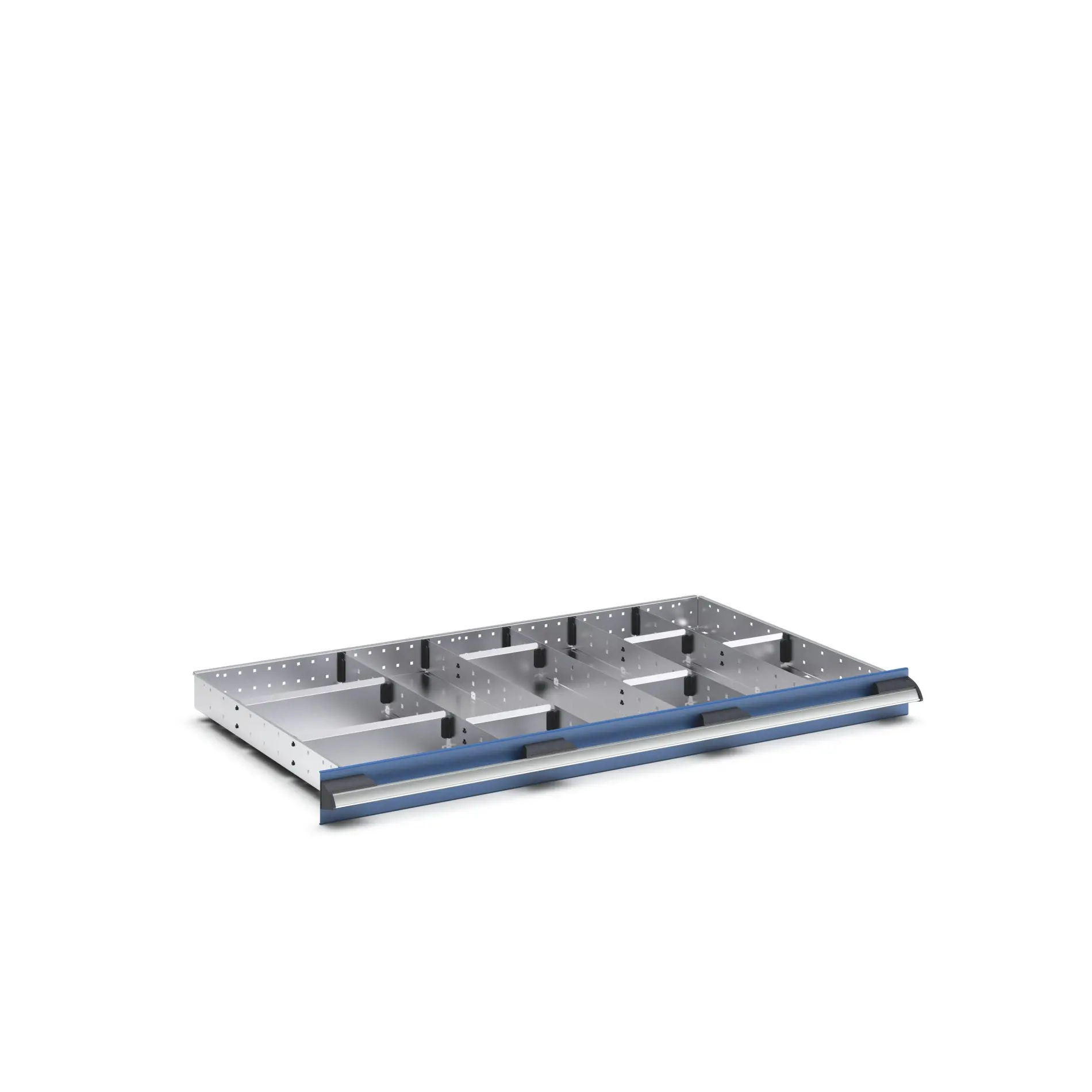 Produktfoto 1 von Bott Teiler Sortiment, Typ Trennwand für Schubladen, Stahlblech, Silber 1050 X 650 X 75mm