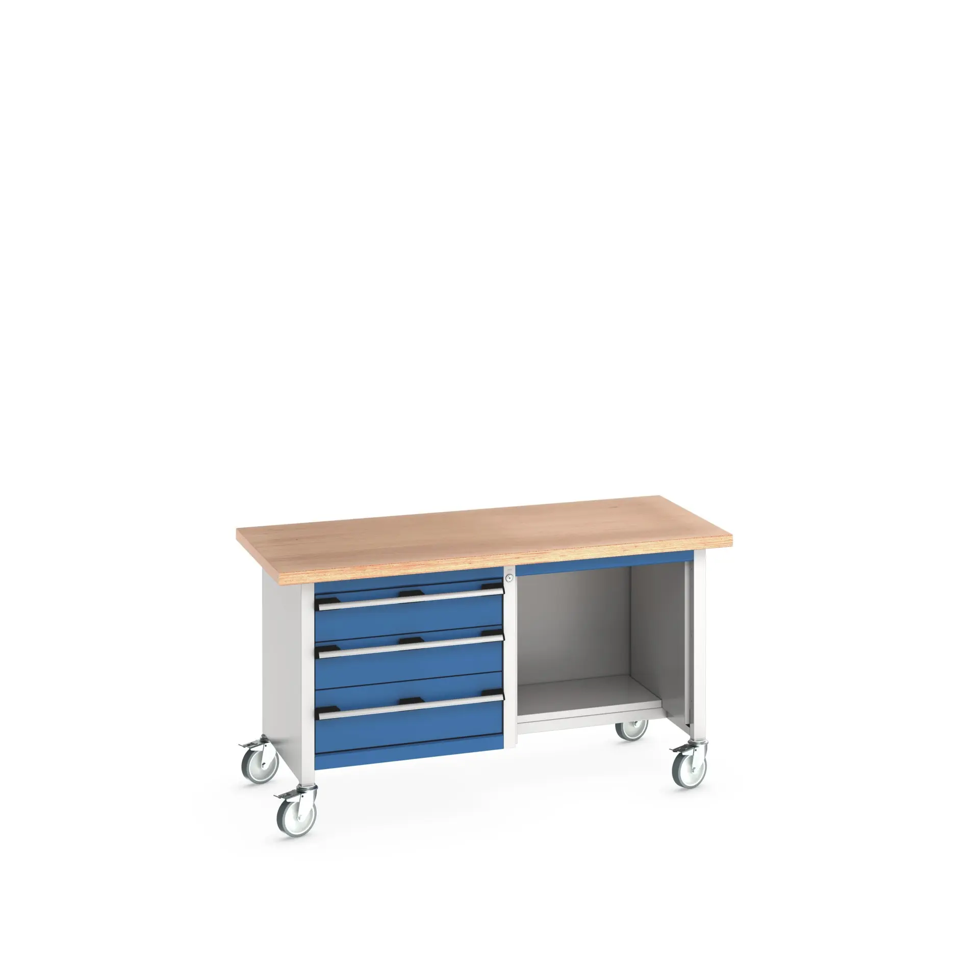 Produktfoto 1 von Bott 41002115.11V Aufbewahrungstisch Tragbar Stahlblech Werkbank L. 1500 mm B. 750 mm H. 840 mm, Traglast 225kg